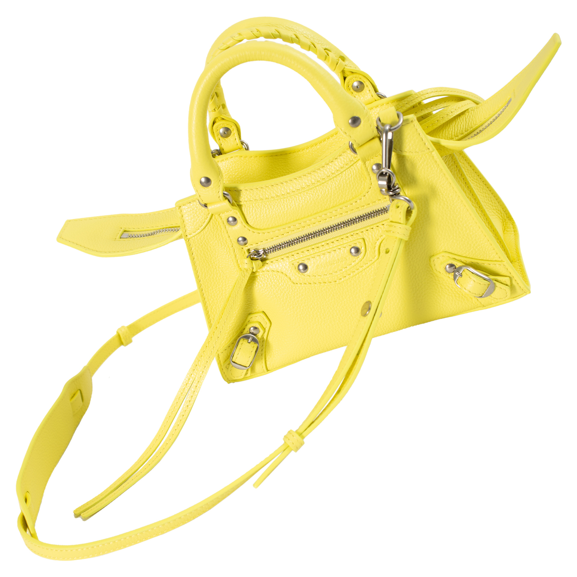 Balenciaga Желтая сумка Neo Classic Mini