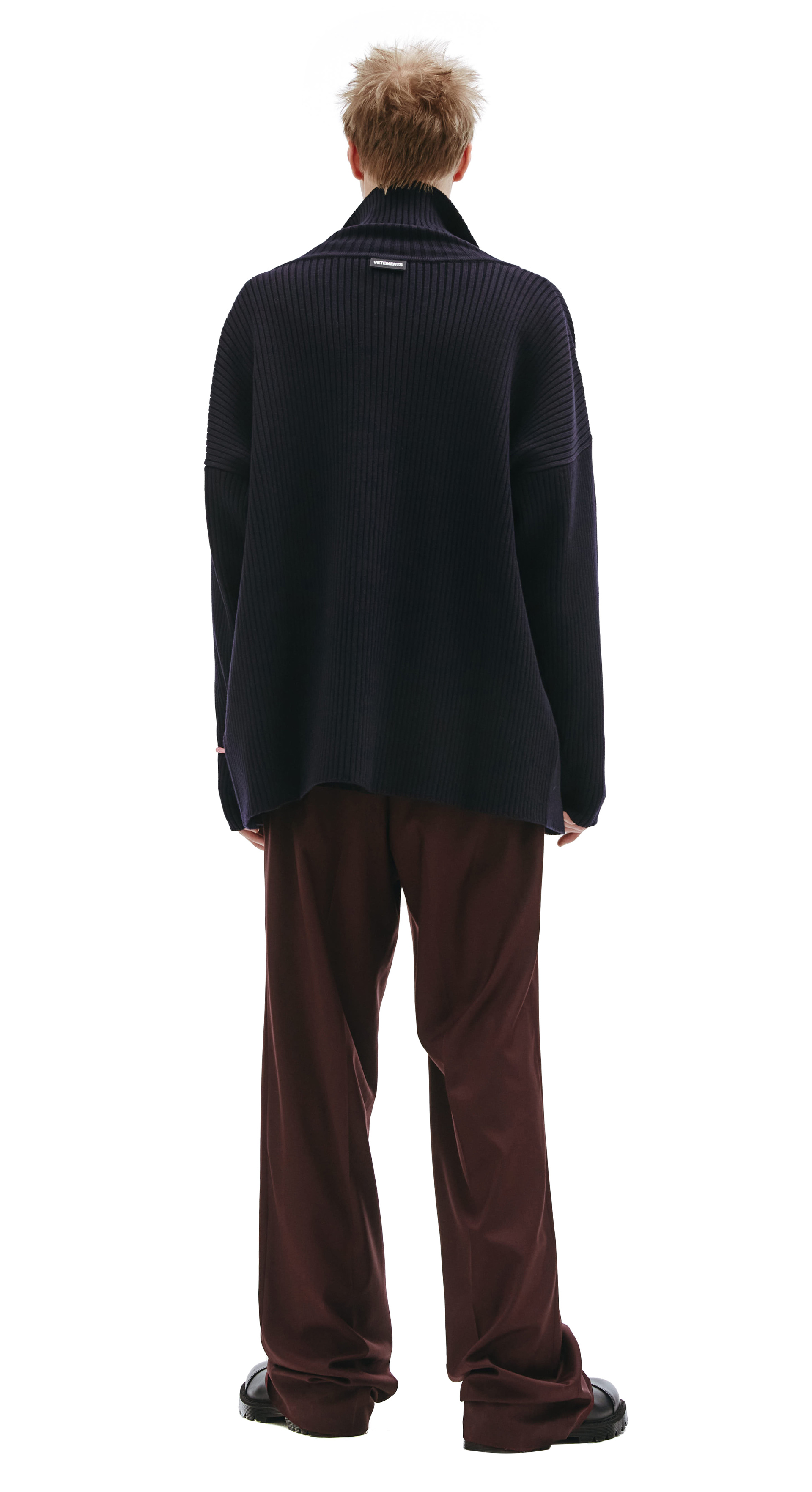 VETEMENTS Шерстяной кардиган на молнии