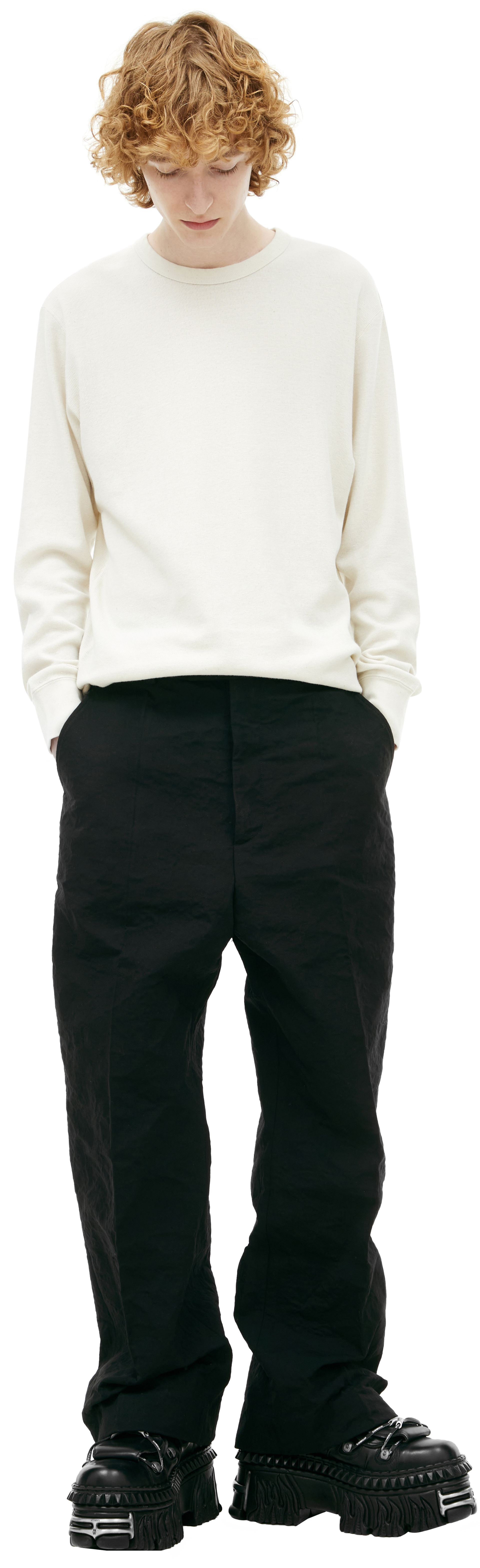 VETEMENTS Брюки с мятым эффектом