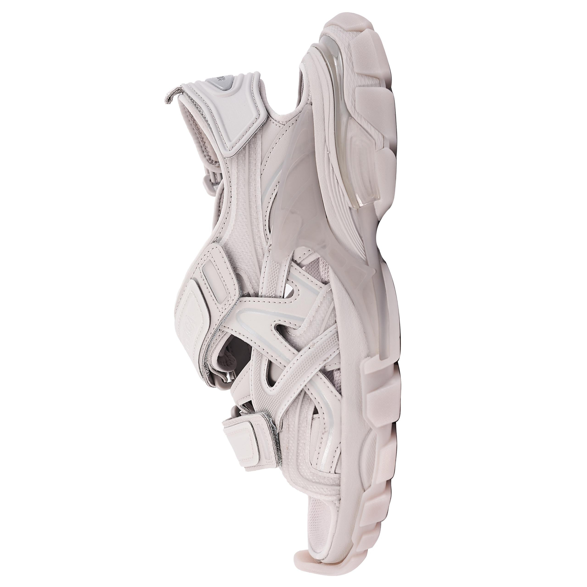 Balenciaga Сандалии Track серого цвета