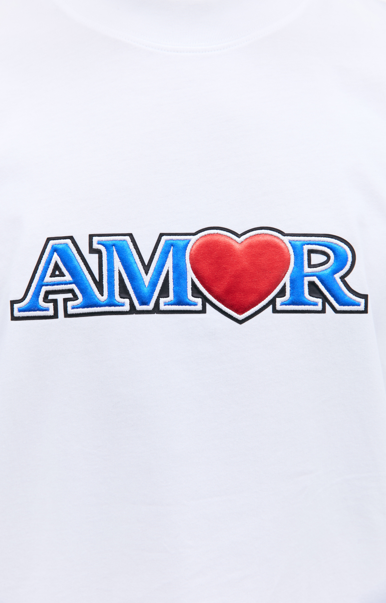 VETEMENTS Оверсайз футболка с принтом \'Amor\'