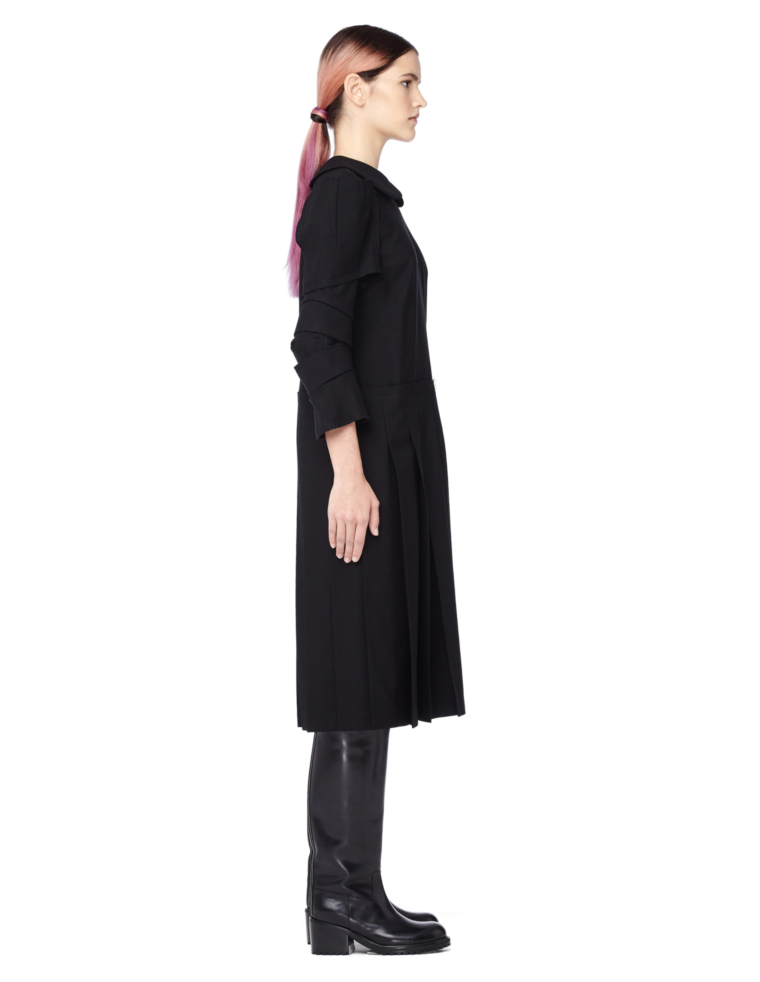 Comme des Garcons Платье из шерсти и кашемира