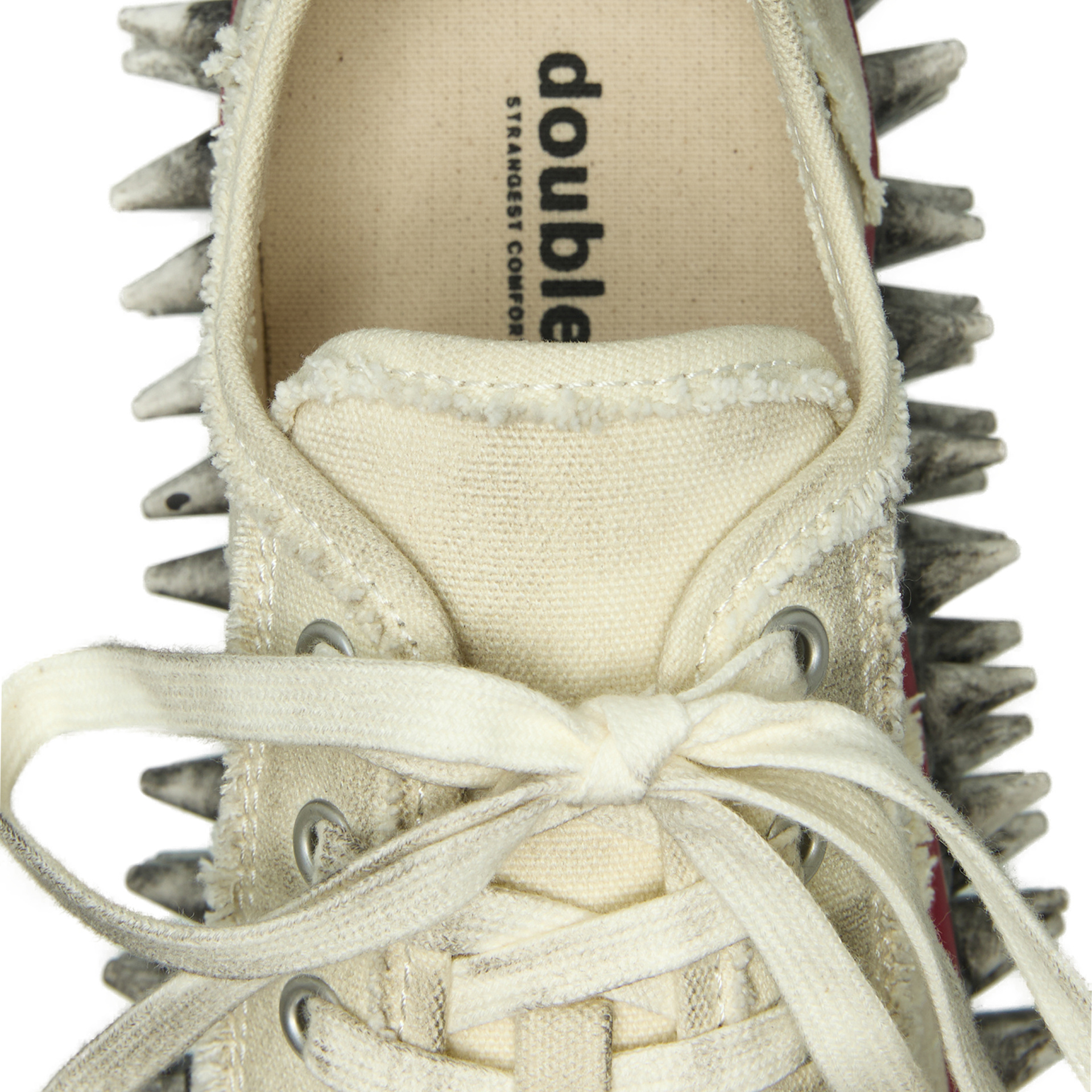 Doublet Кеды DIRTY SPIKE TOE CAP CANVAS