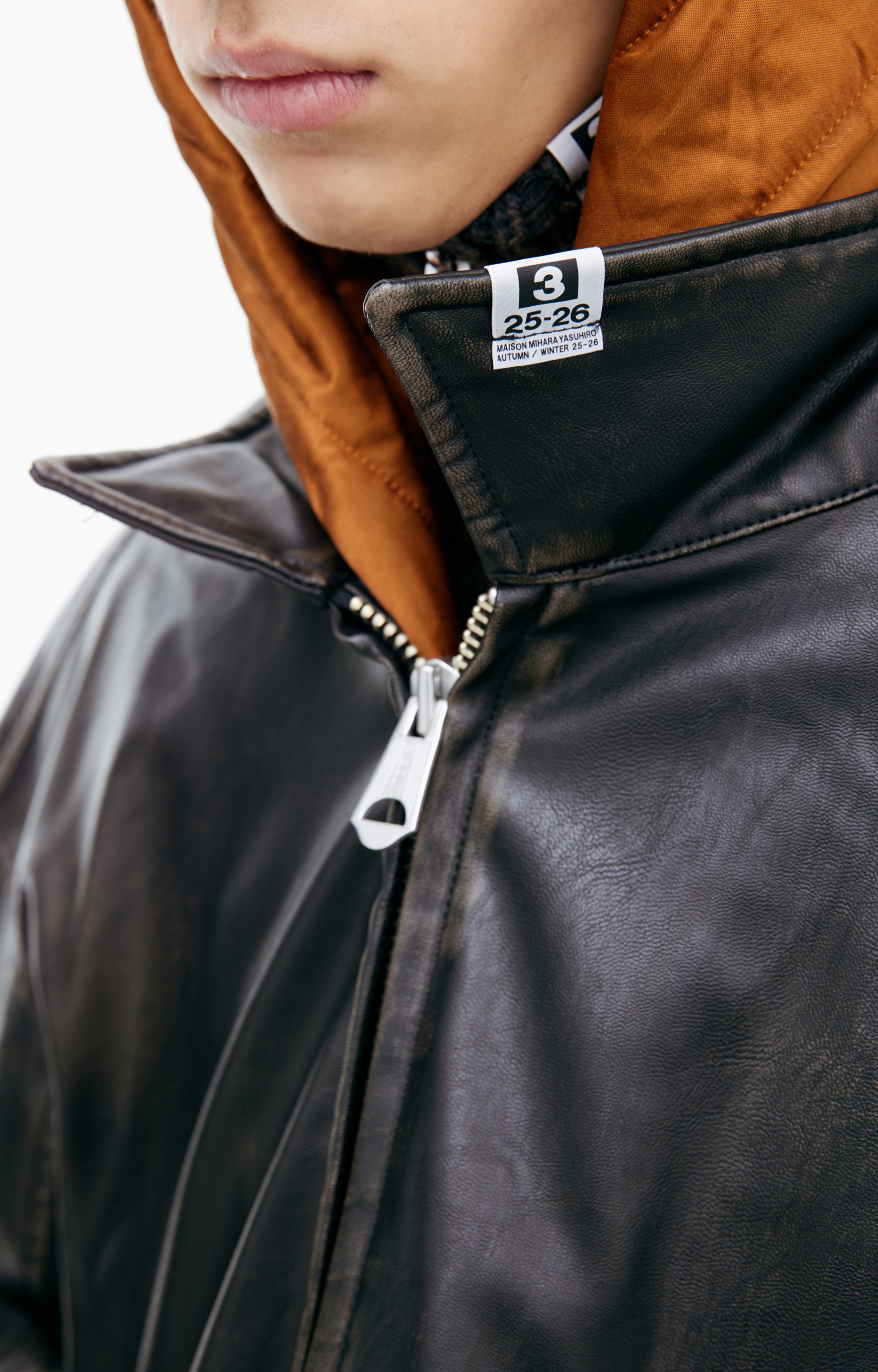 Maison Mihara Yasuhiro Куртка с вшитым капюшоном