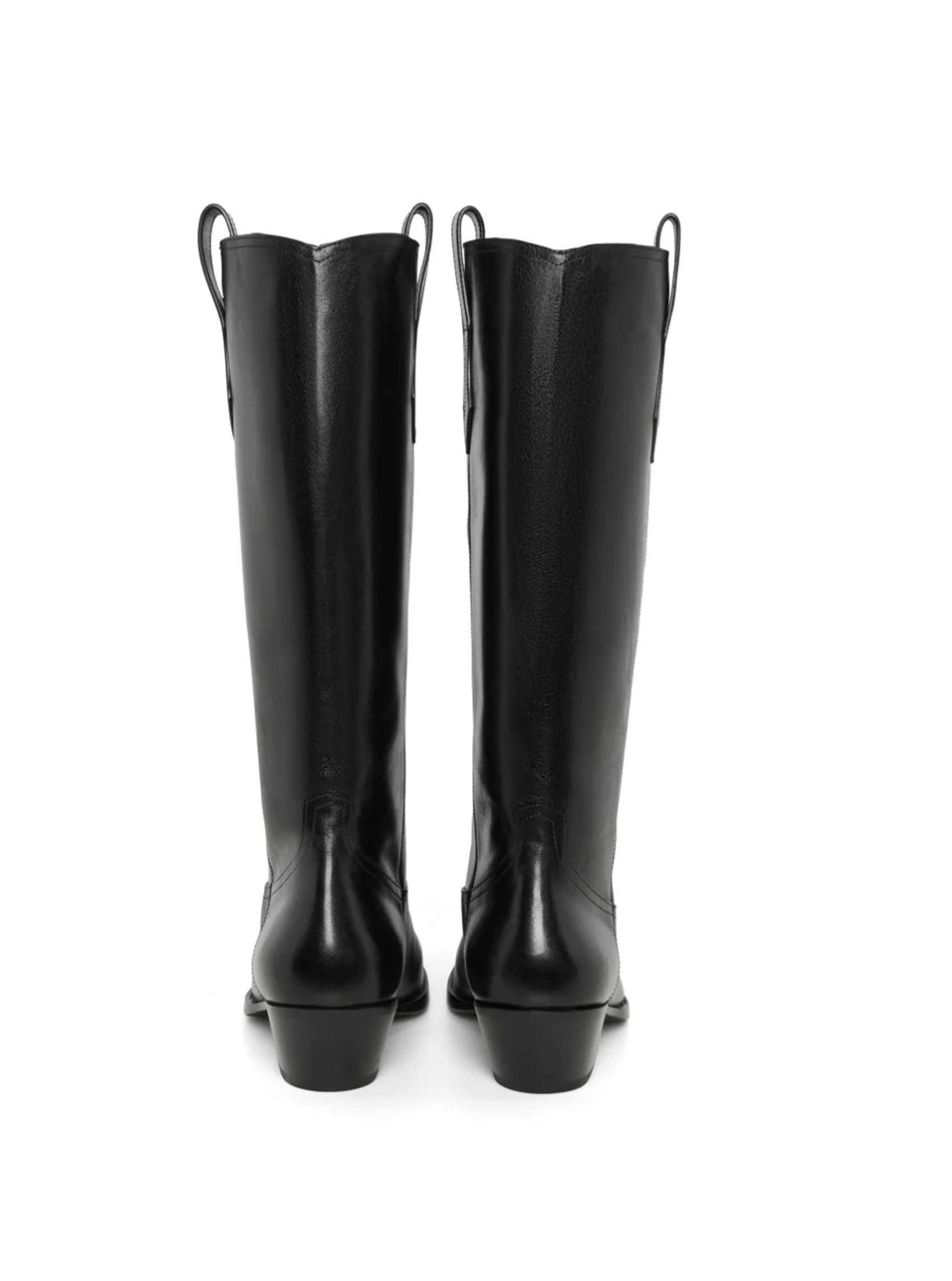 Ann Demeulemeester Кожаные сапоги SAL POINTY RIDING
