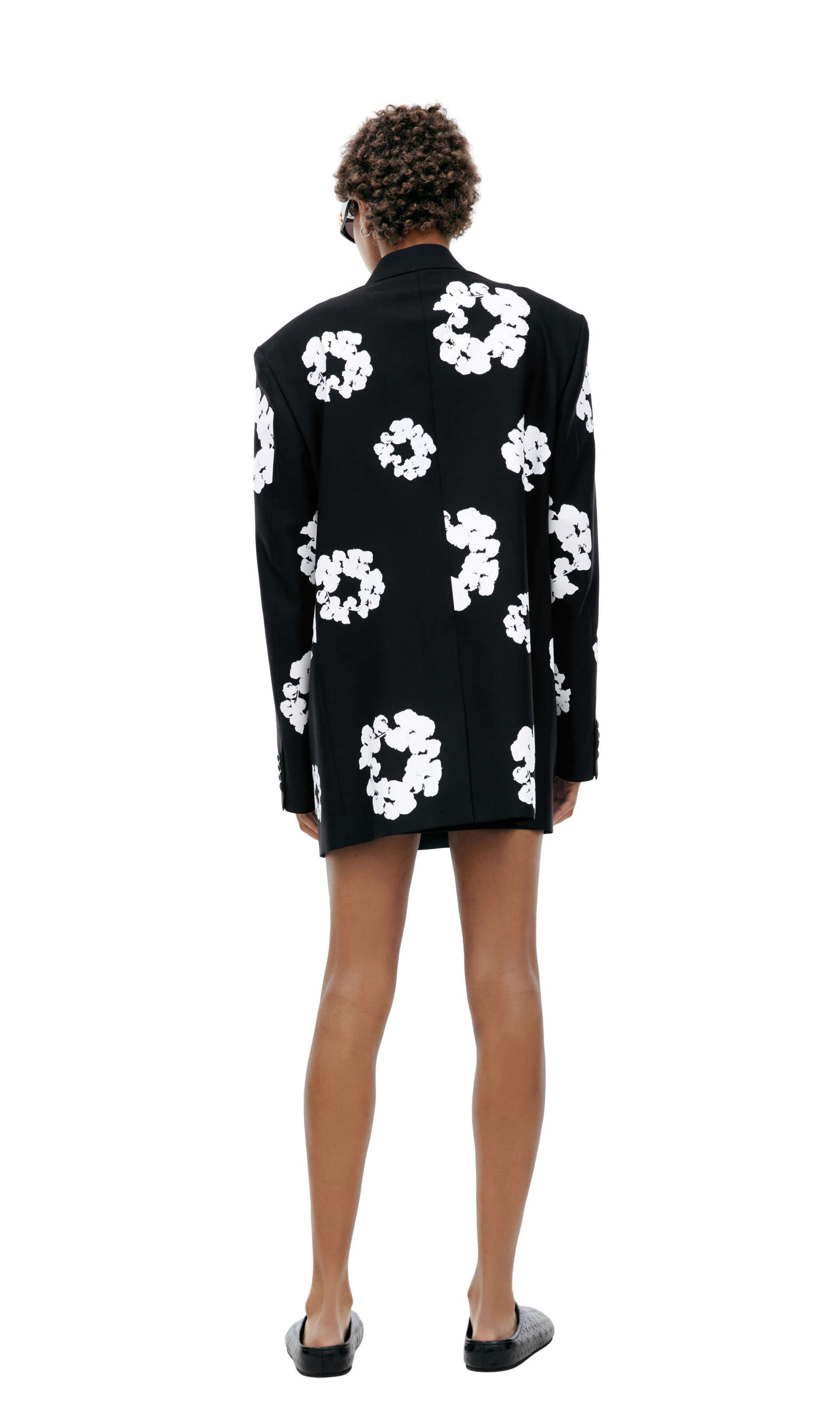 Saint Mxxxxxx Двубортный жакет с монопринтом