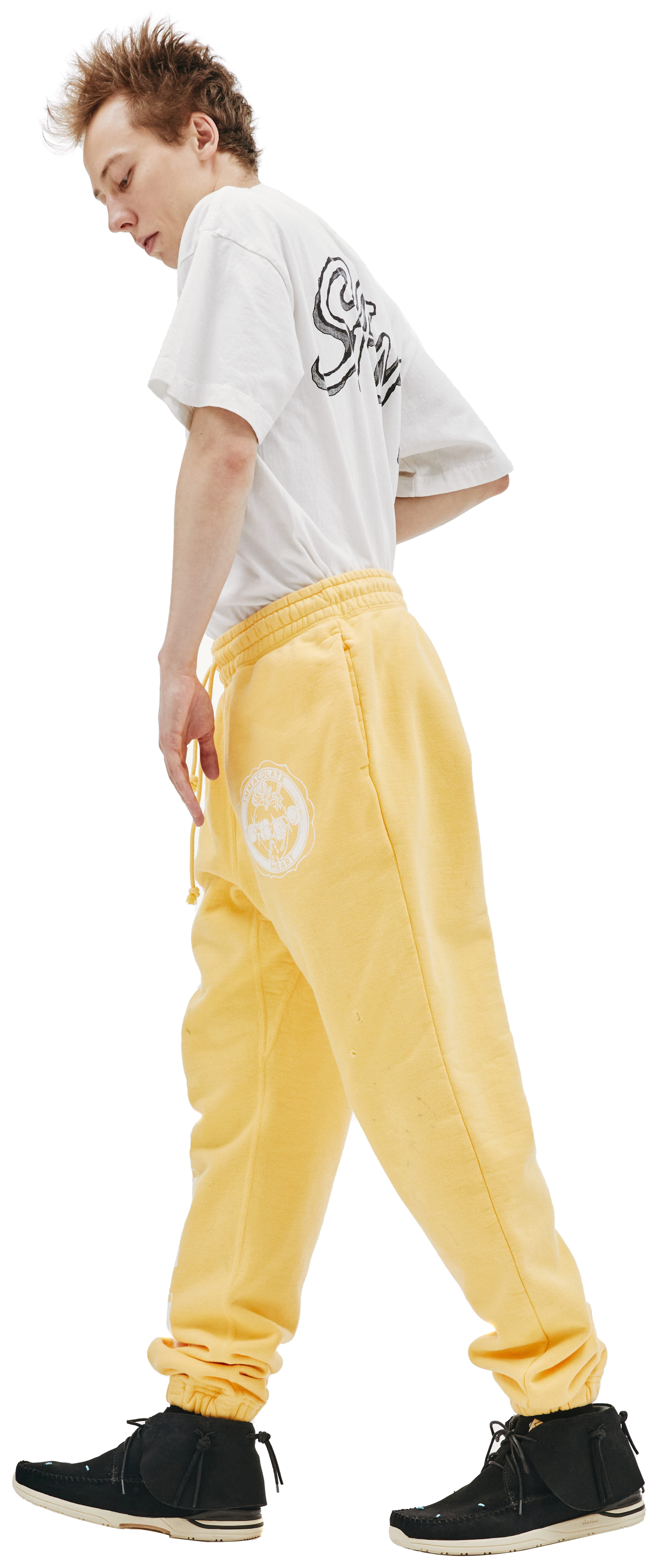 Saint Michael Желтые спортивные брюки