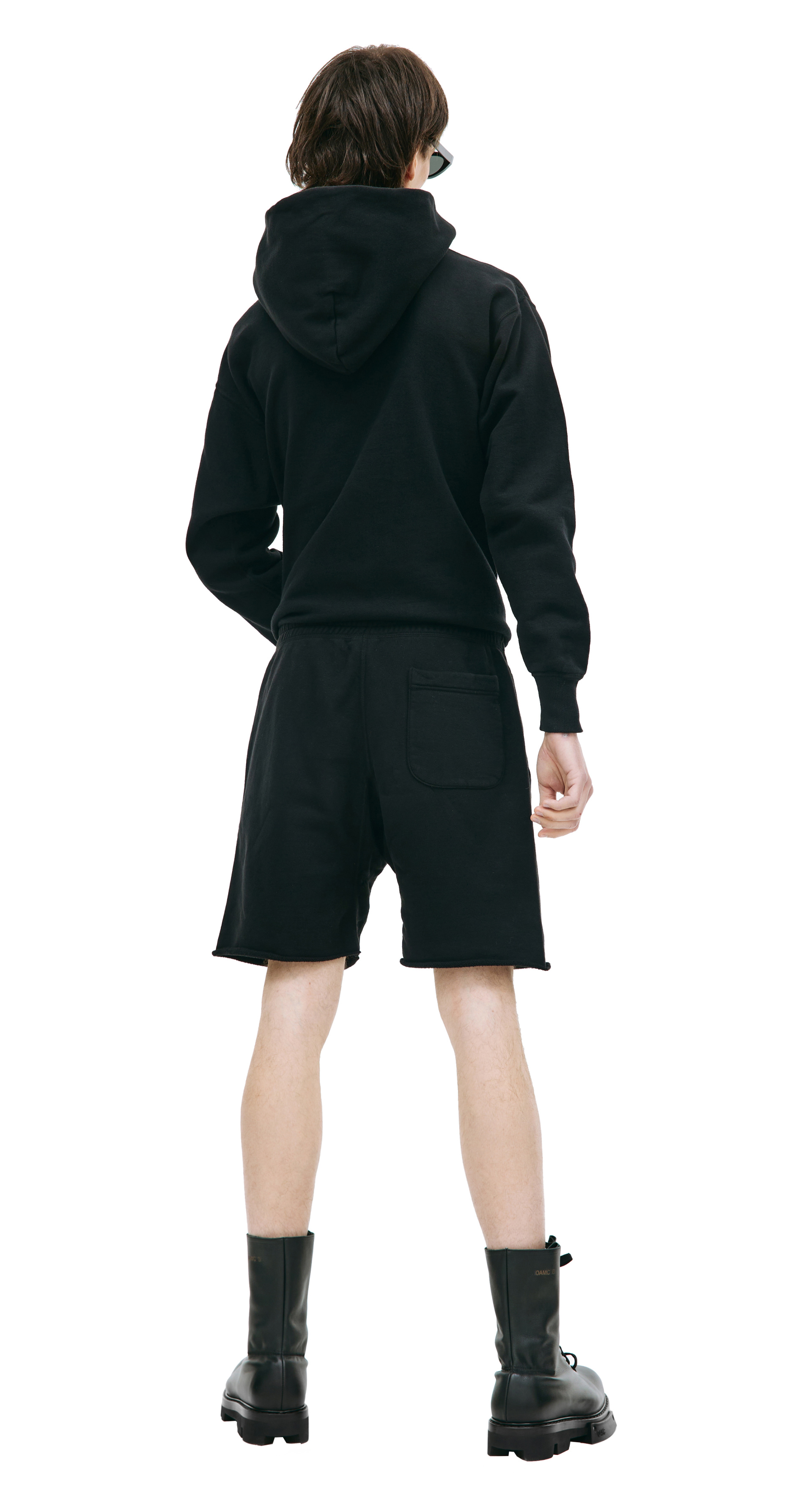 Saint Michael Широкие шорты с принтом