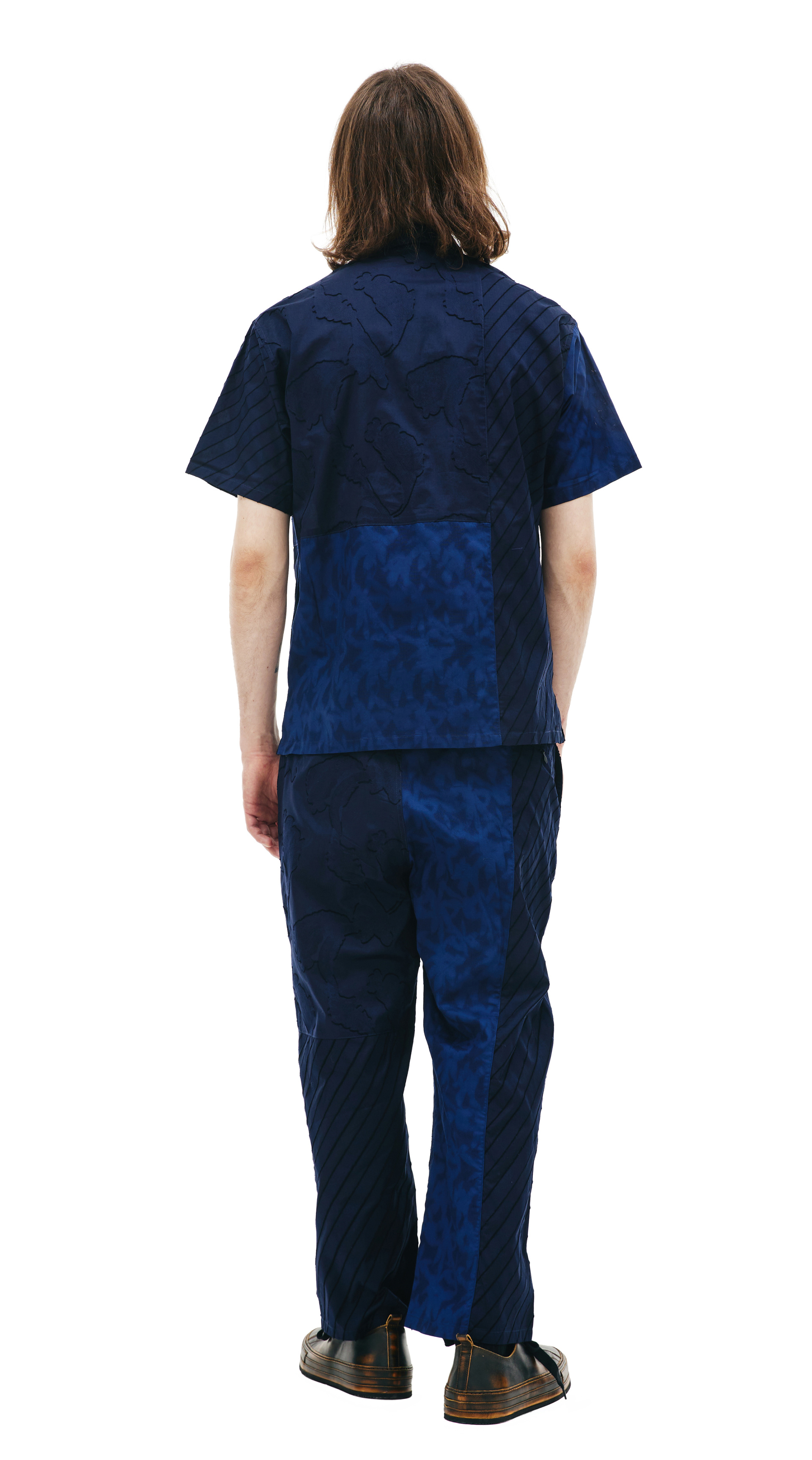 KIMMY Рубашка пэчворк с коротким рукавом