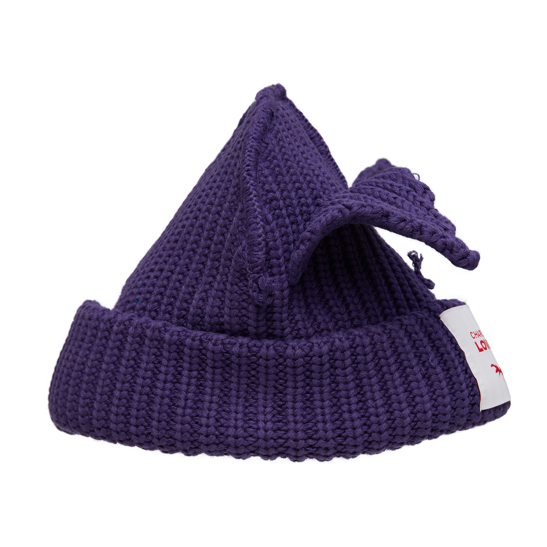 CHARLES JEFFREY LOVERBOY Шапка-052130104  хлопок,короткие уши,бинни,фиолетовый