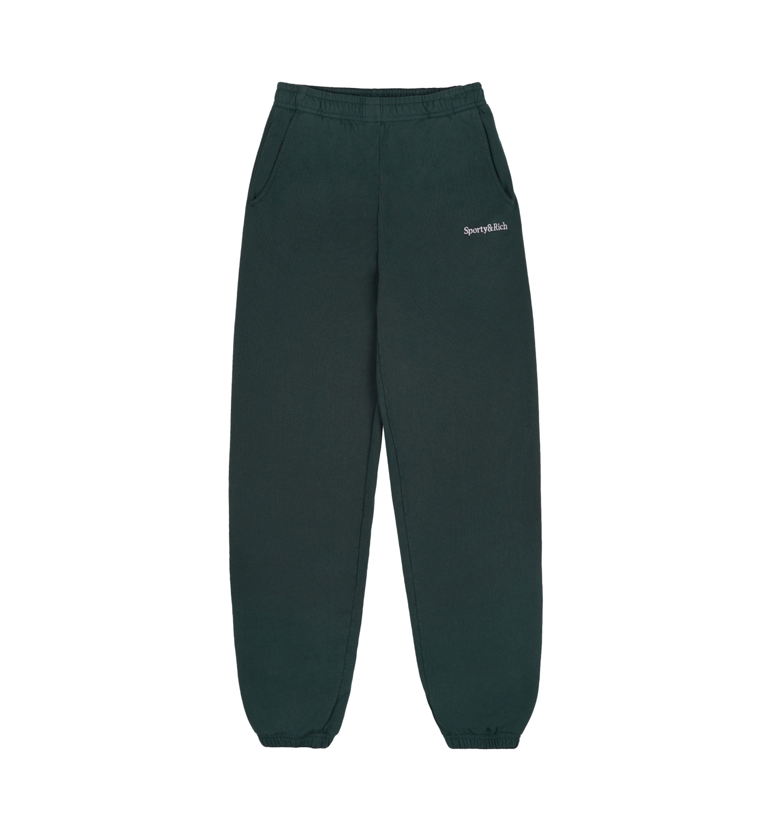 SPORTY & RICH Спортивные брюки с вышивкой логотипа