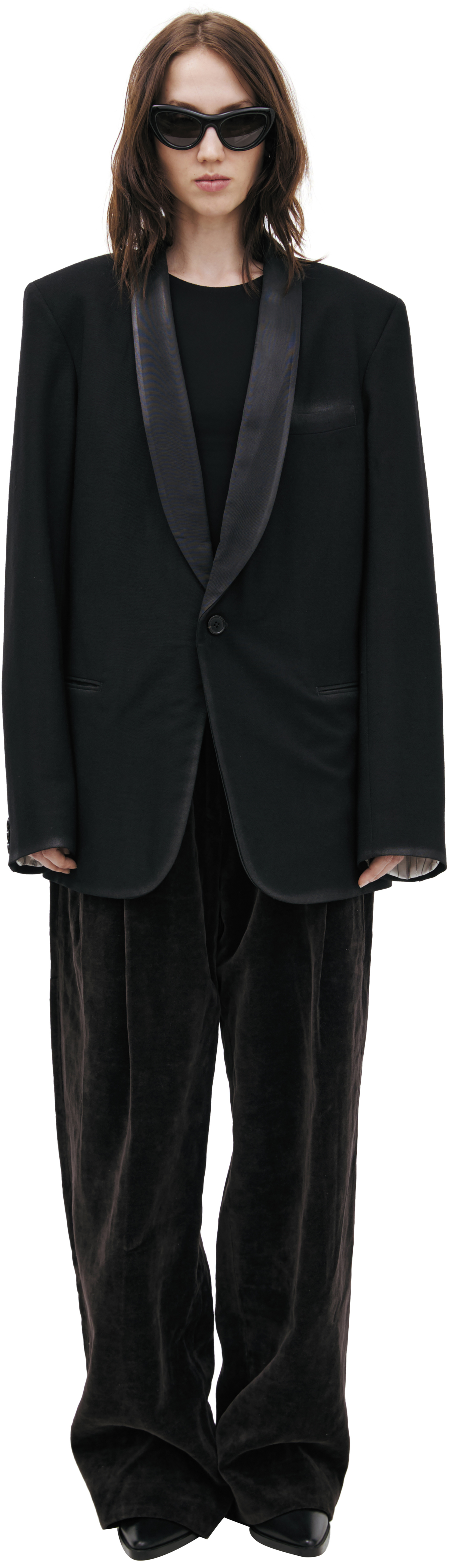 Maison Margiela Однобортный жакет из шерсти