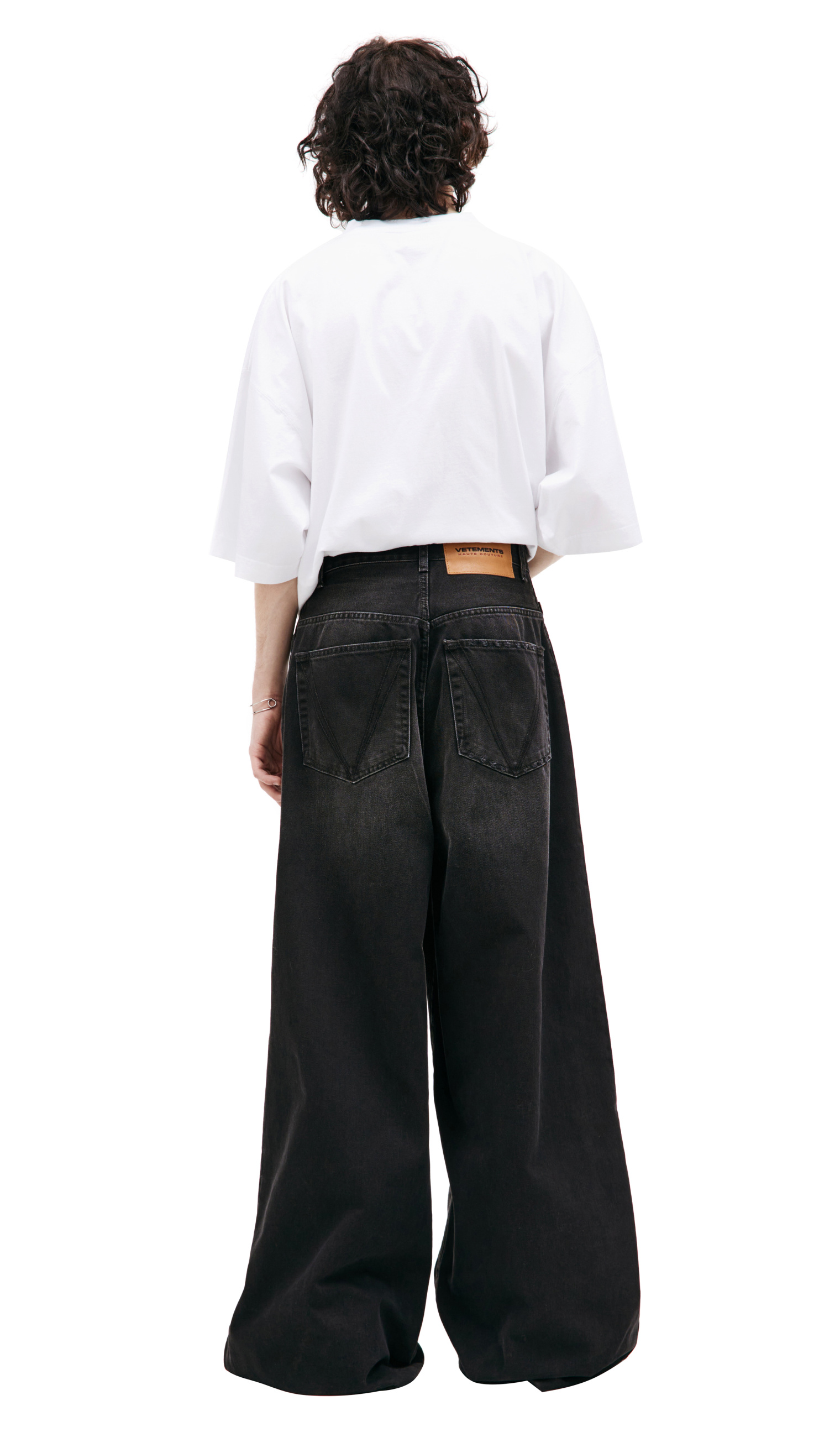 VETEMENTS Черные широкие джинсы
