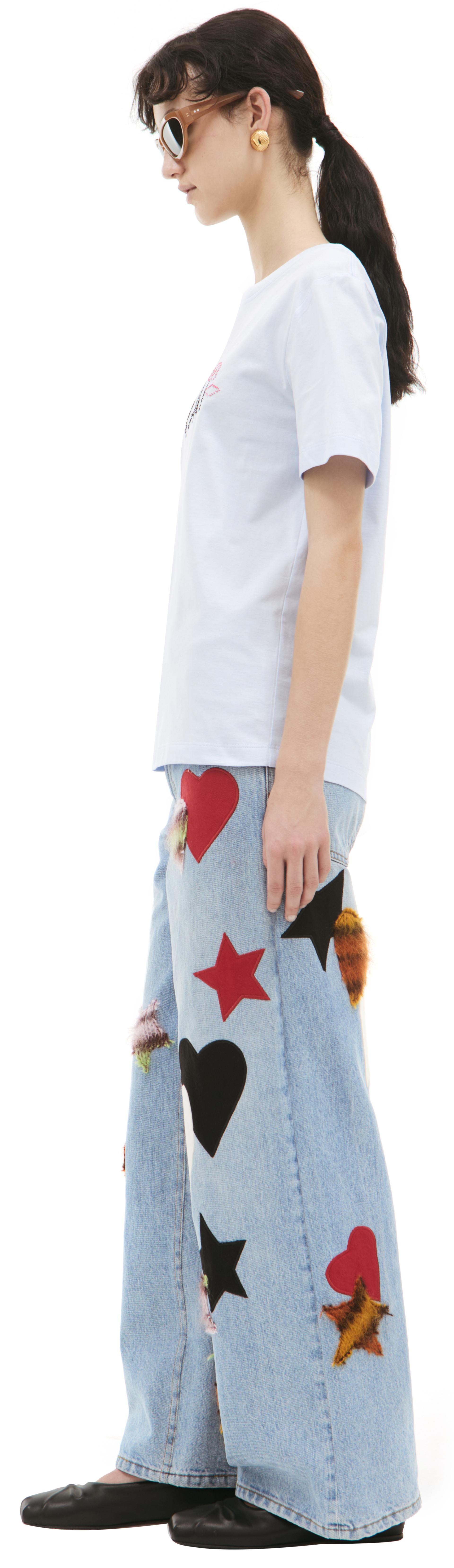 Marni Футболка с вышитым логотипом