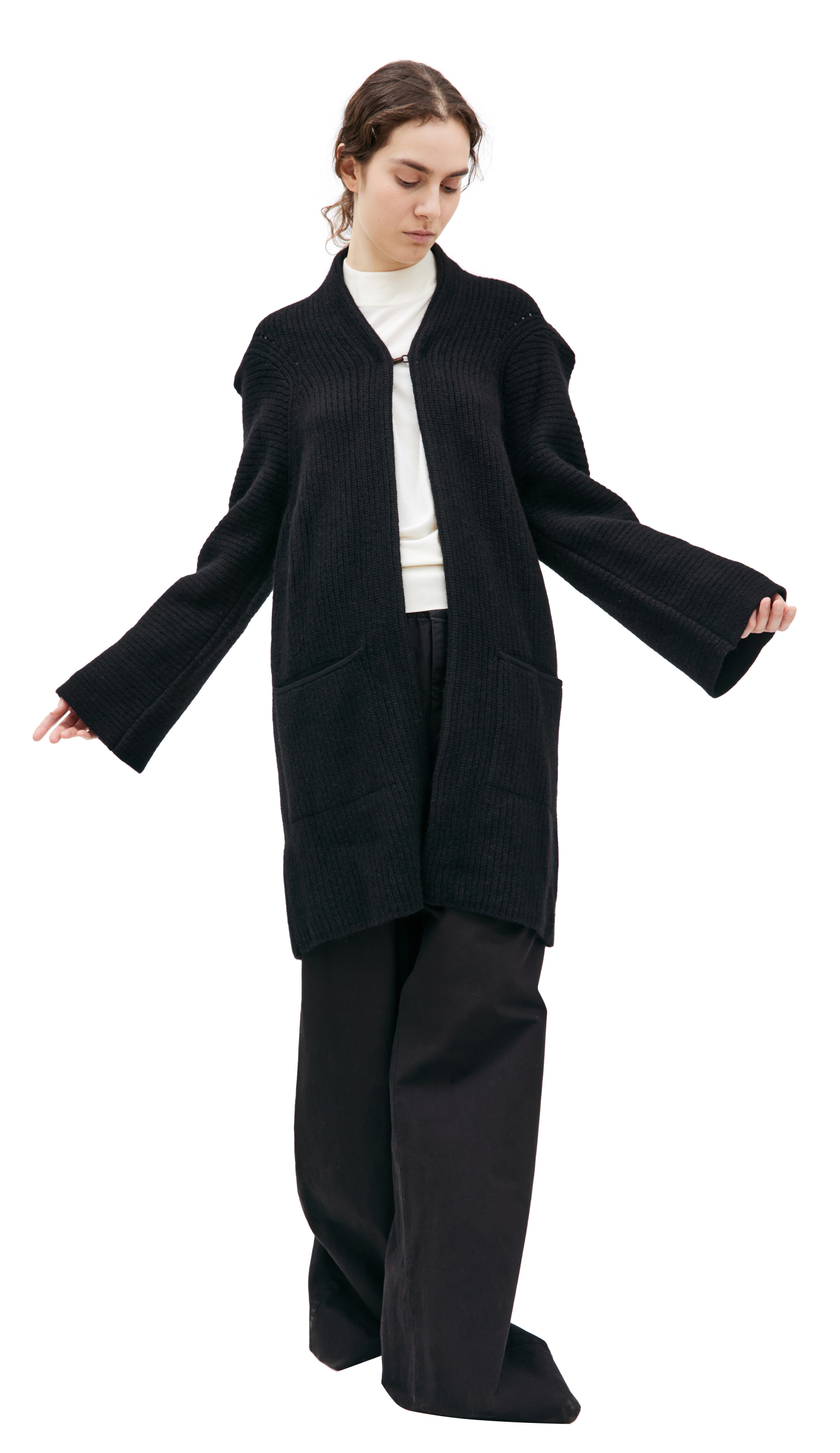 Haider Ackermann Удлиненный кардиган из ангоры