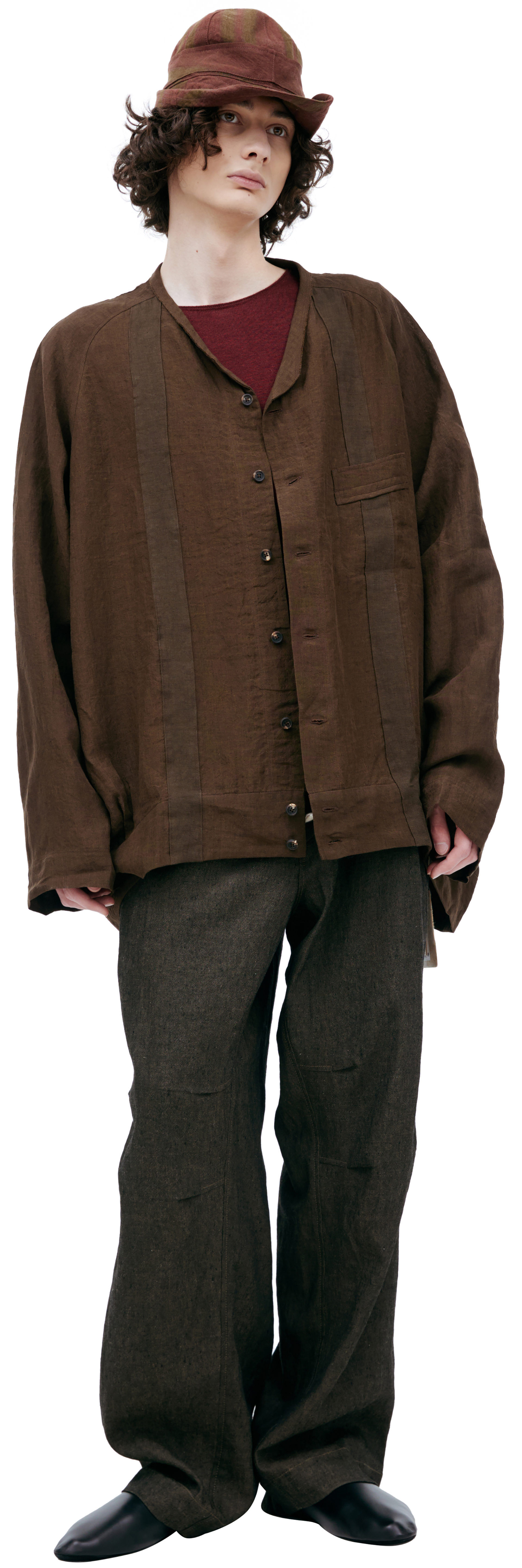 Ziggy Chen Рубашка с накладным карманом