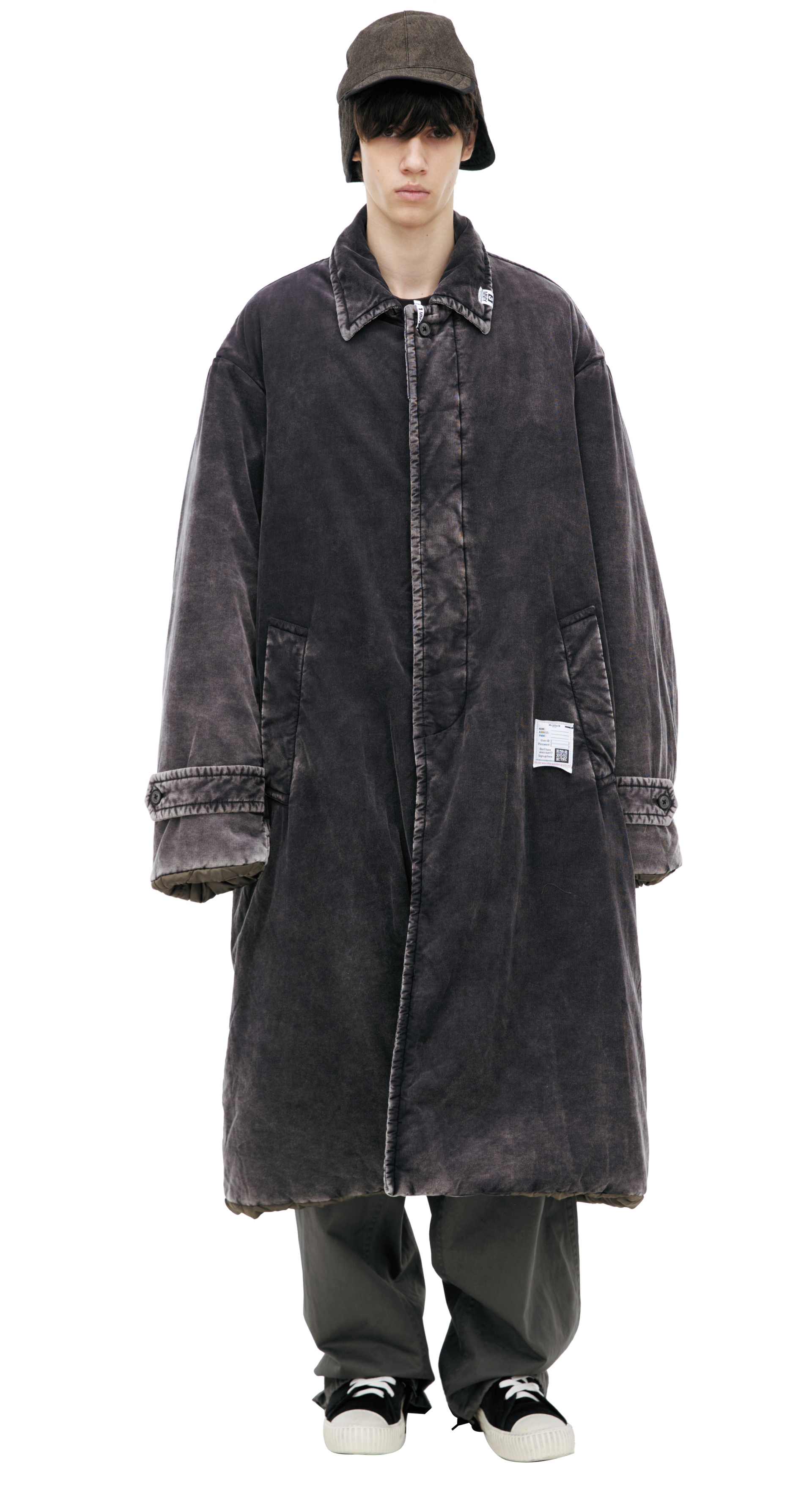 Maison Mihara Yasuhiro Вельветовая парка