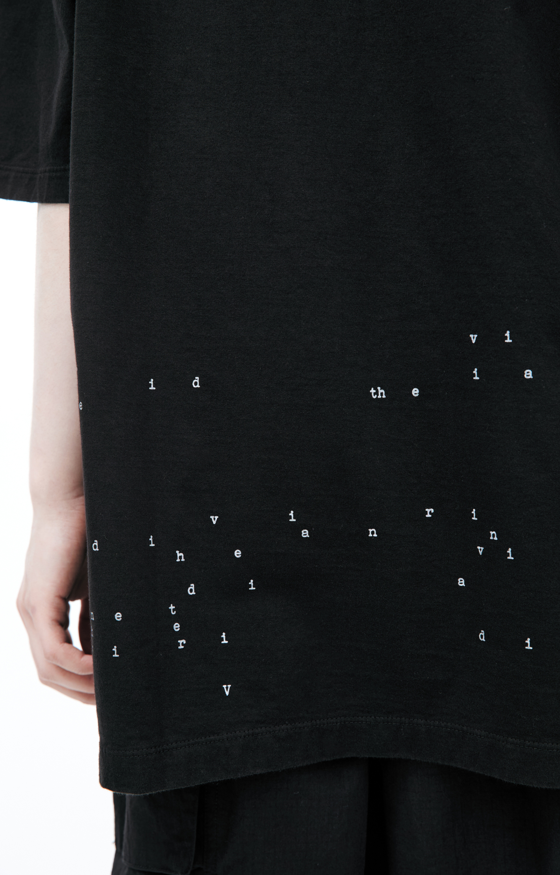 The Viridi-Anne Оверсайз футболка с принтом