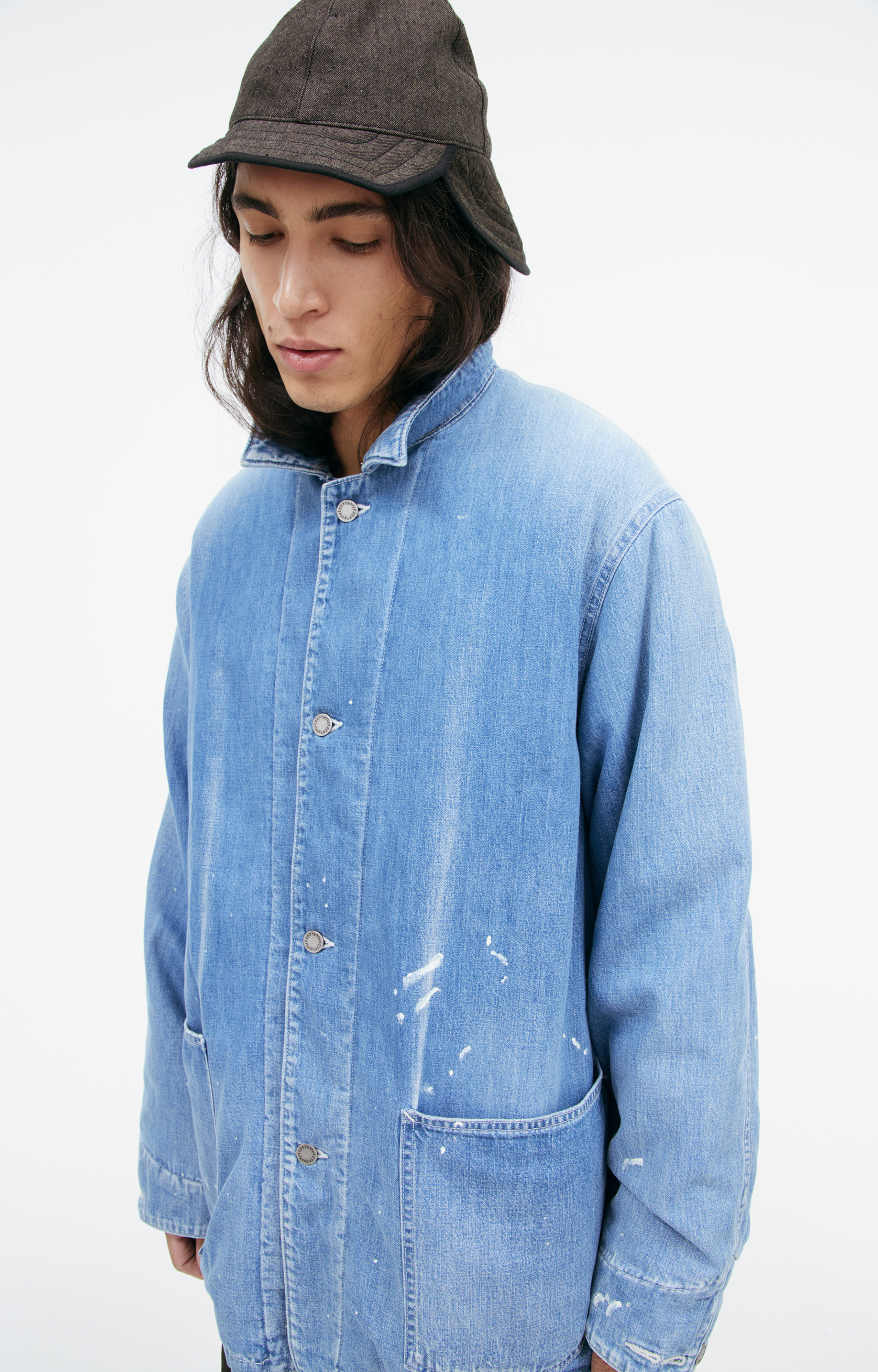 visvim Куртка с эффектом краски