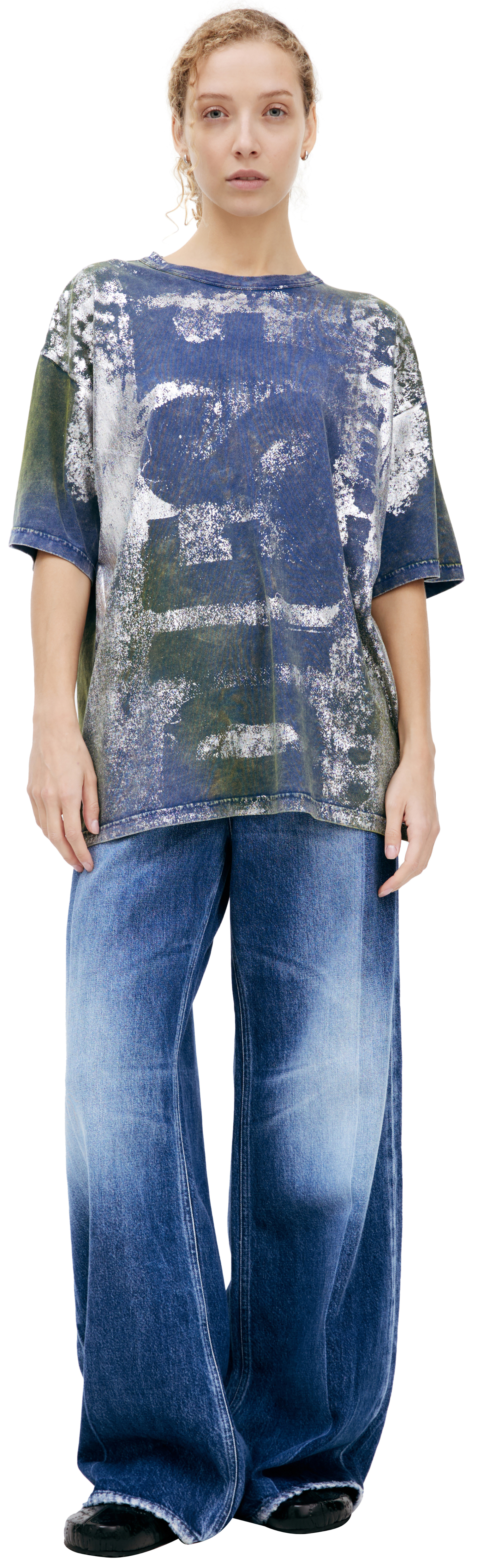 Diesel Хлопковая футболка с логотипом