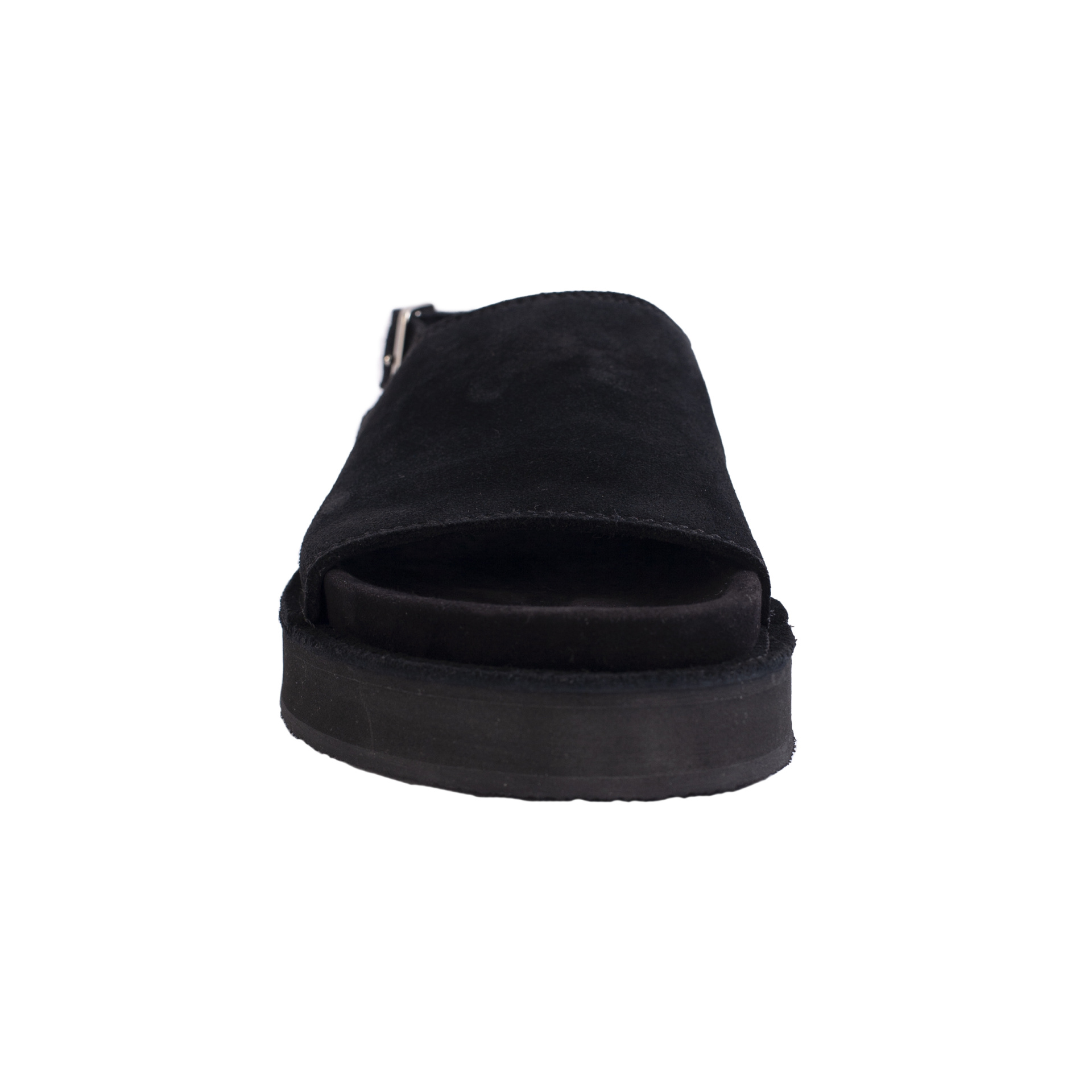 Jil Sander Черные сандалии из замши