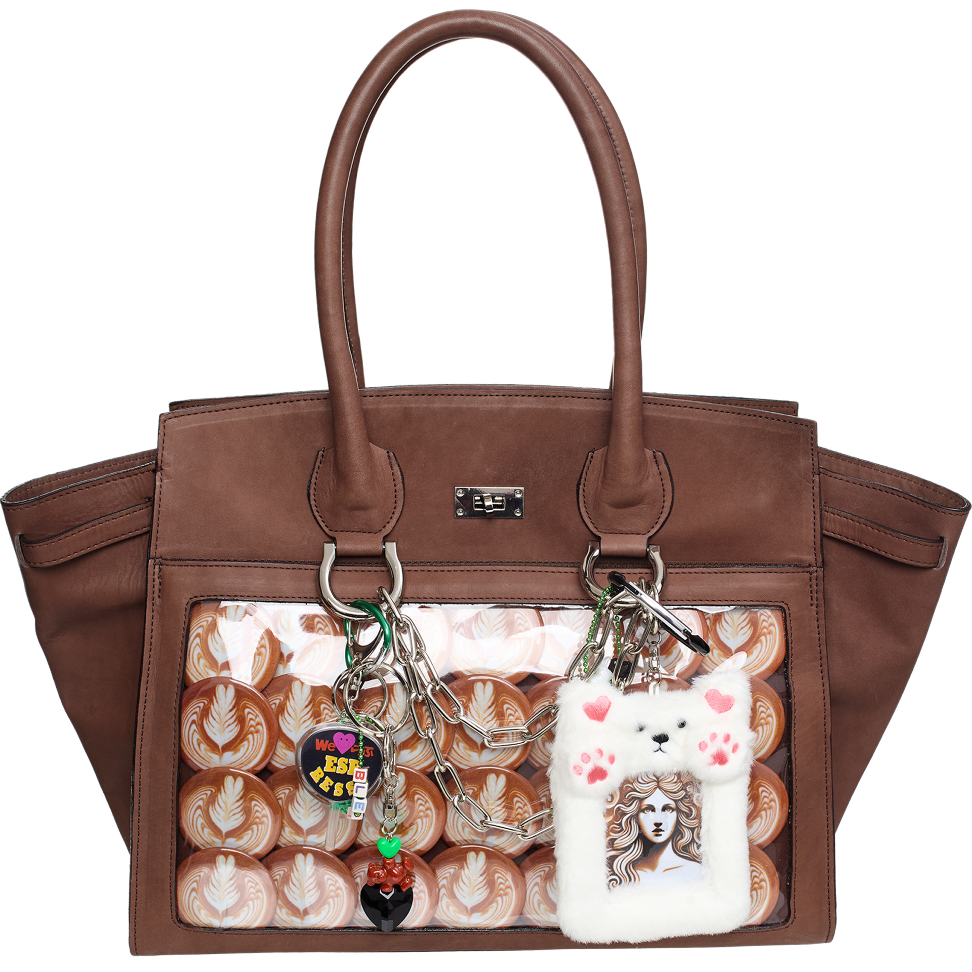 Doublet Кожаная сумка с обвесами