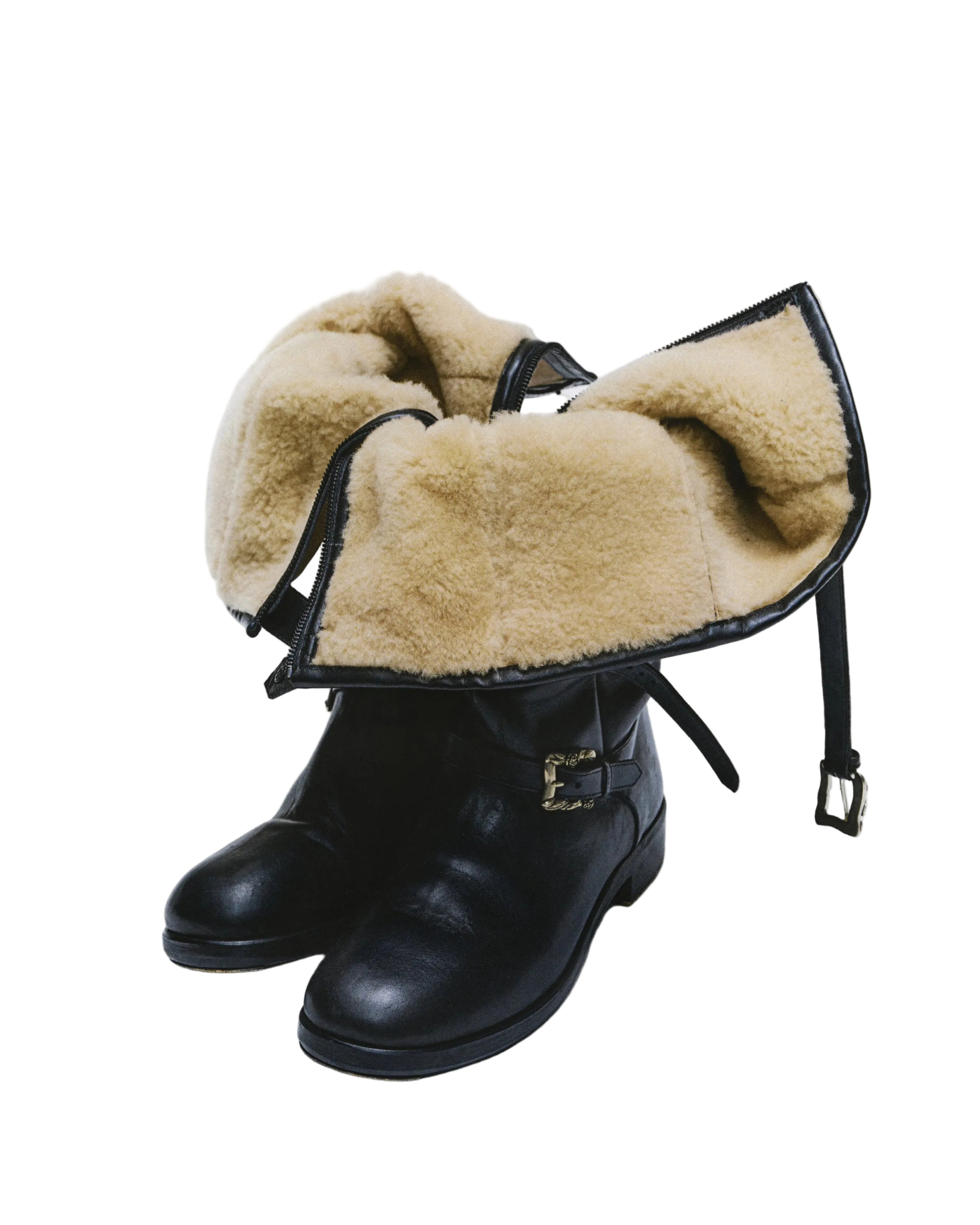 Enfants Riches Déprimés Кожаные сапоги с вставками