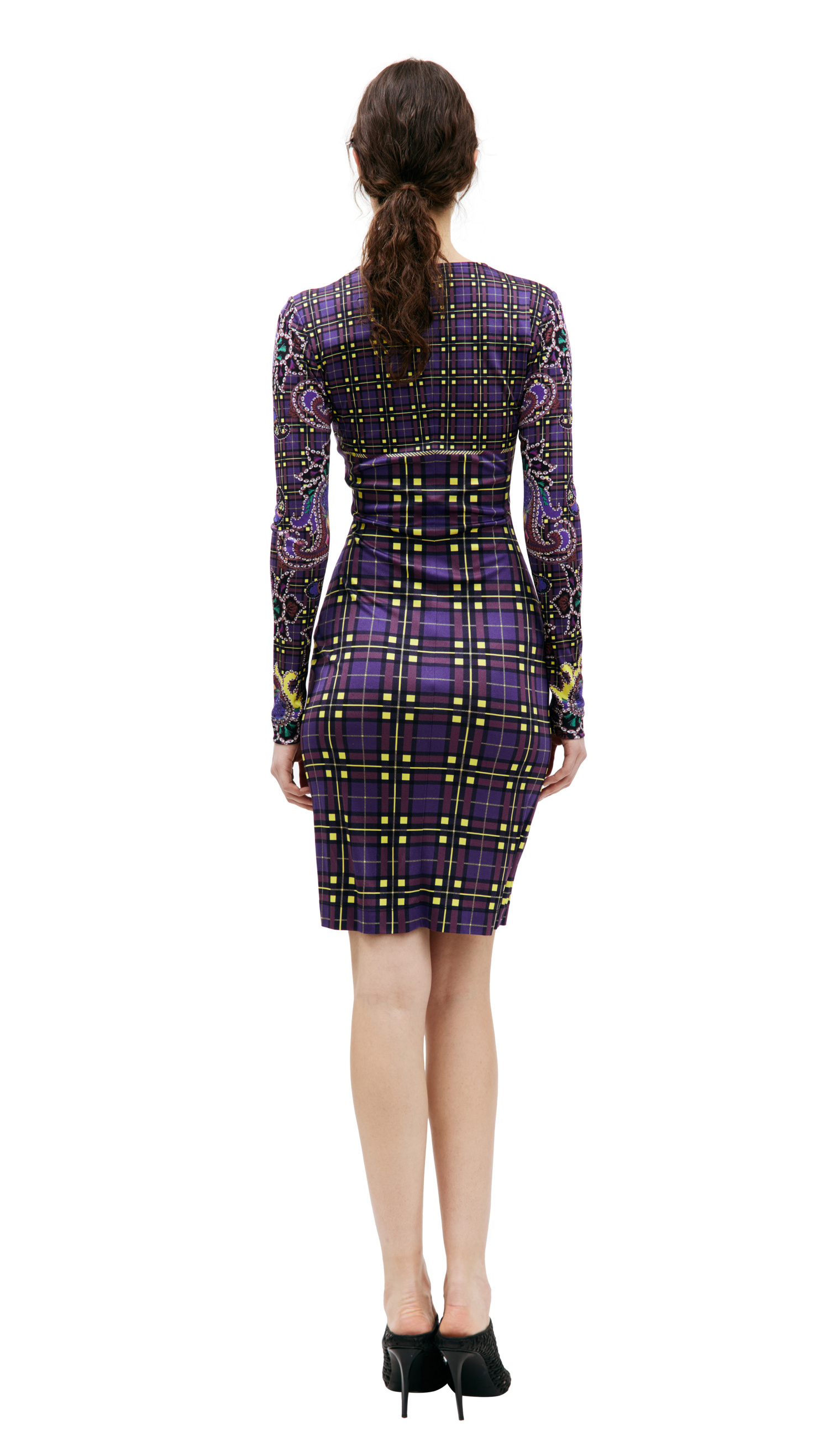 Mary Katrantzou Шелковое платье с принтом