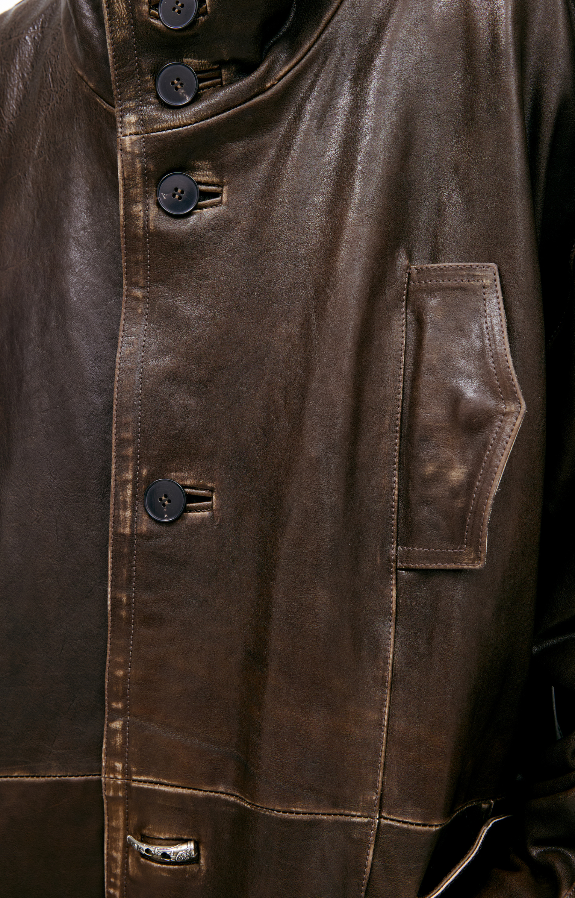 Enfants Riches Déprimés Кожаный тренч Malcolm Trench