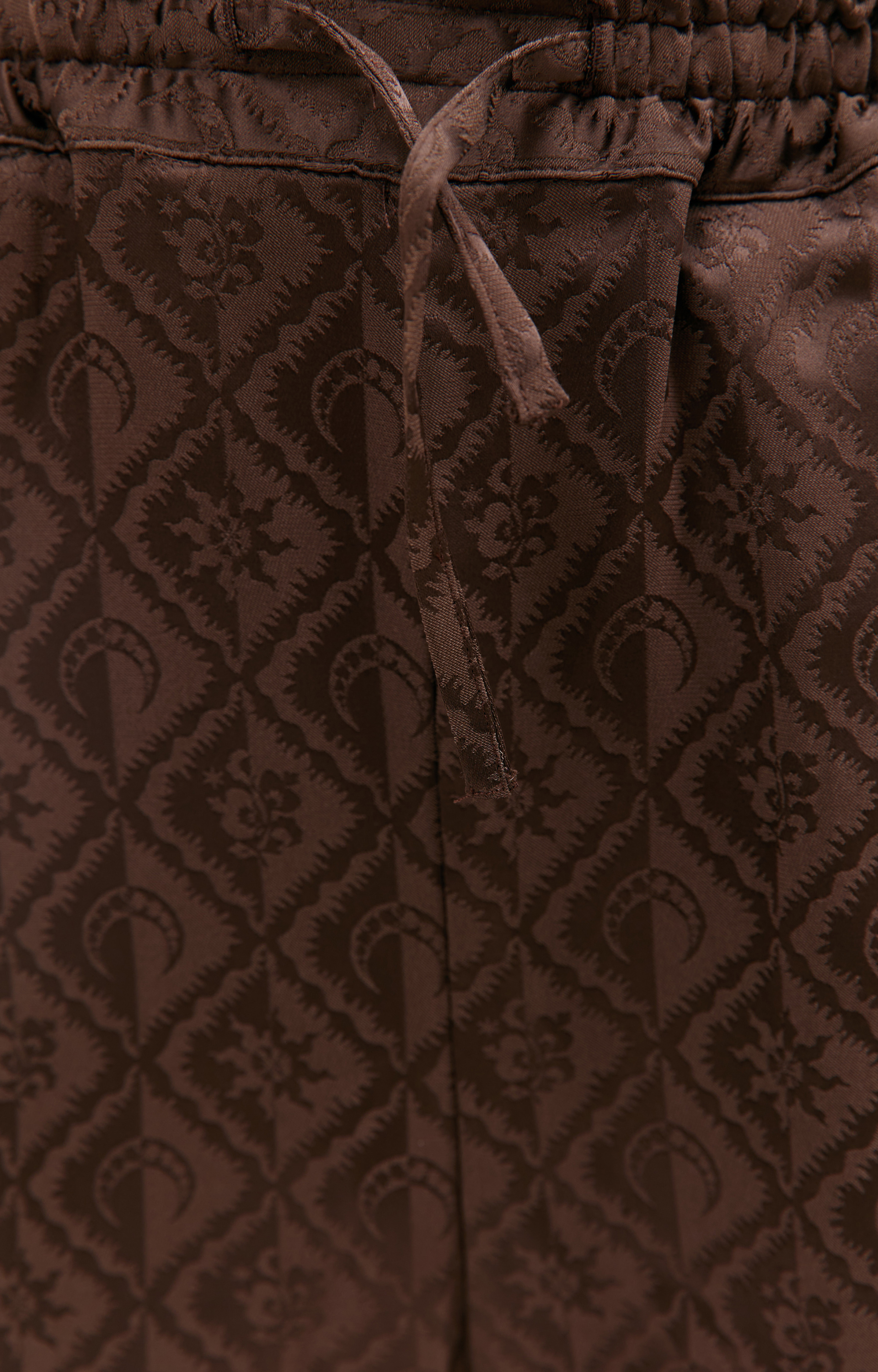 MARINE SERRE Прямые брюки на резинке