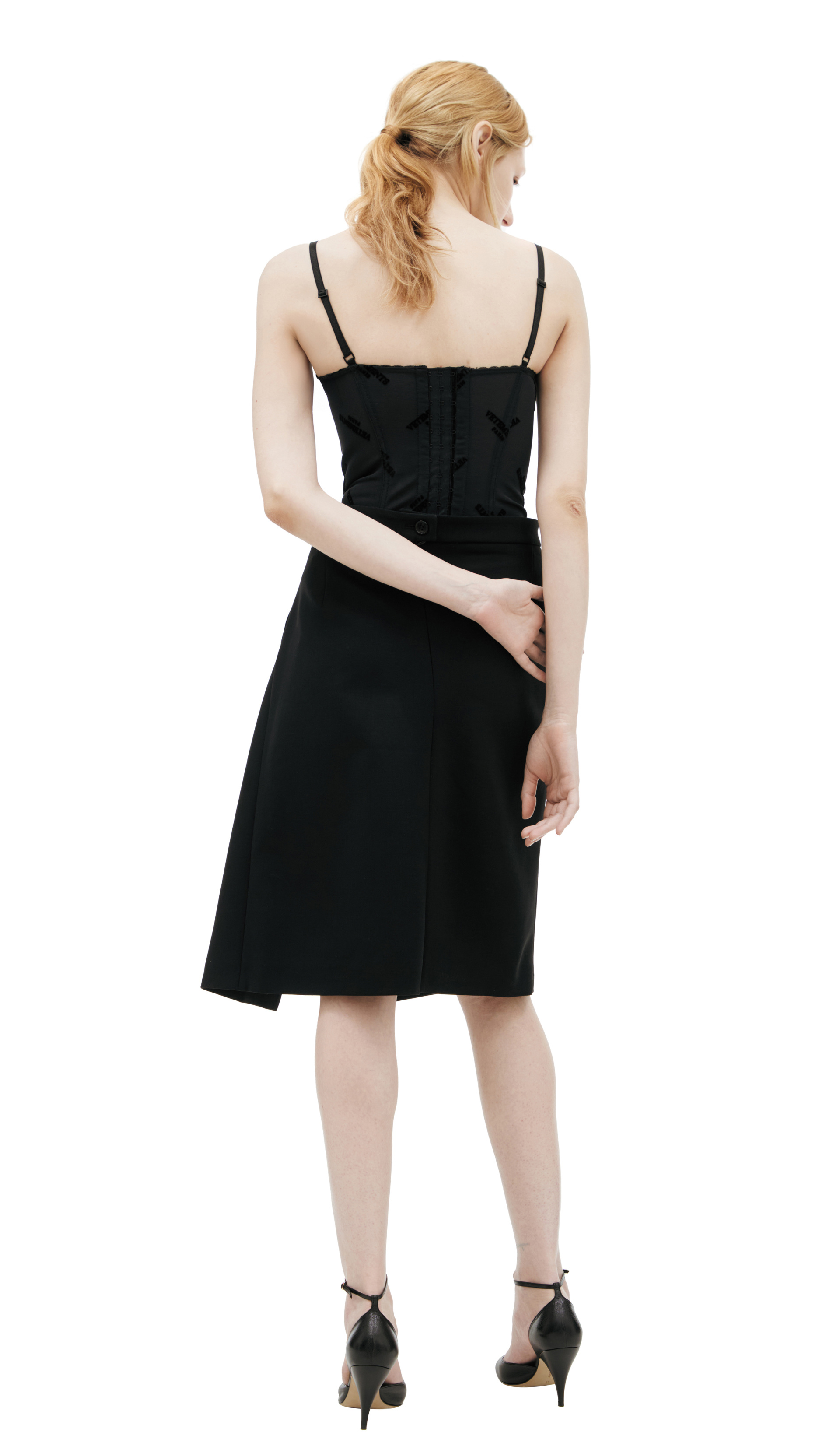 VETEMENTS Черная юбка миди