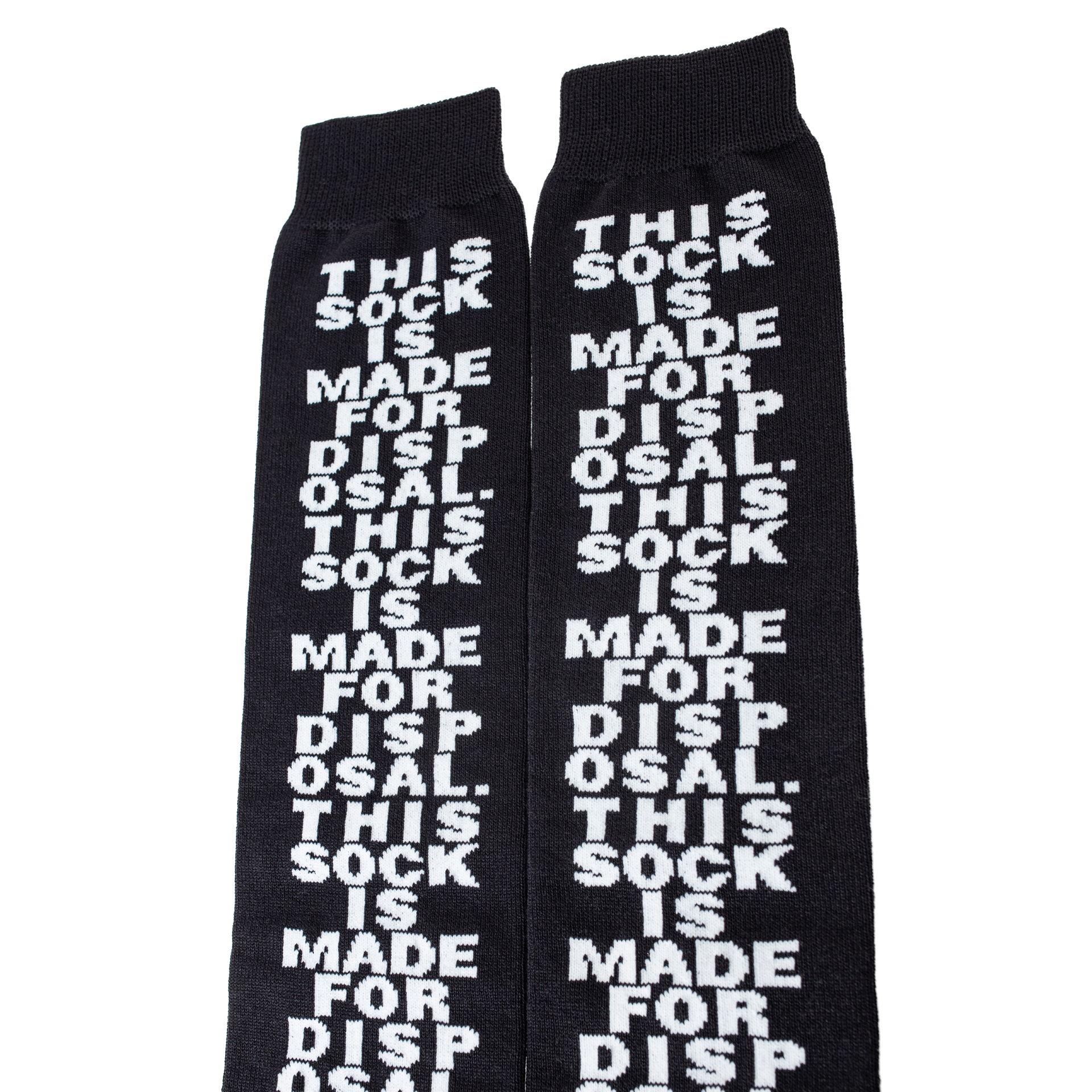 Doublet Носки с вышивкой \'Made For Disposal\'