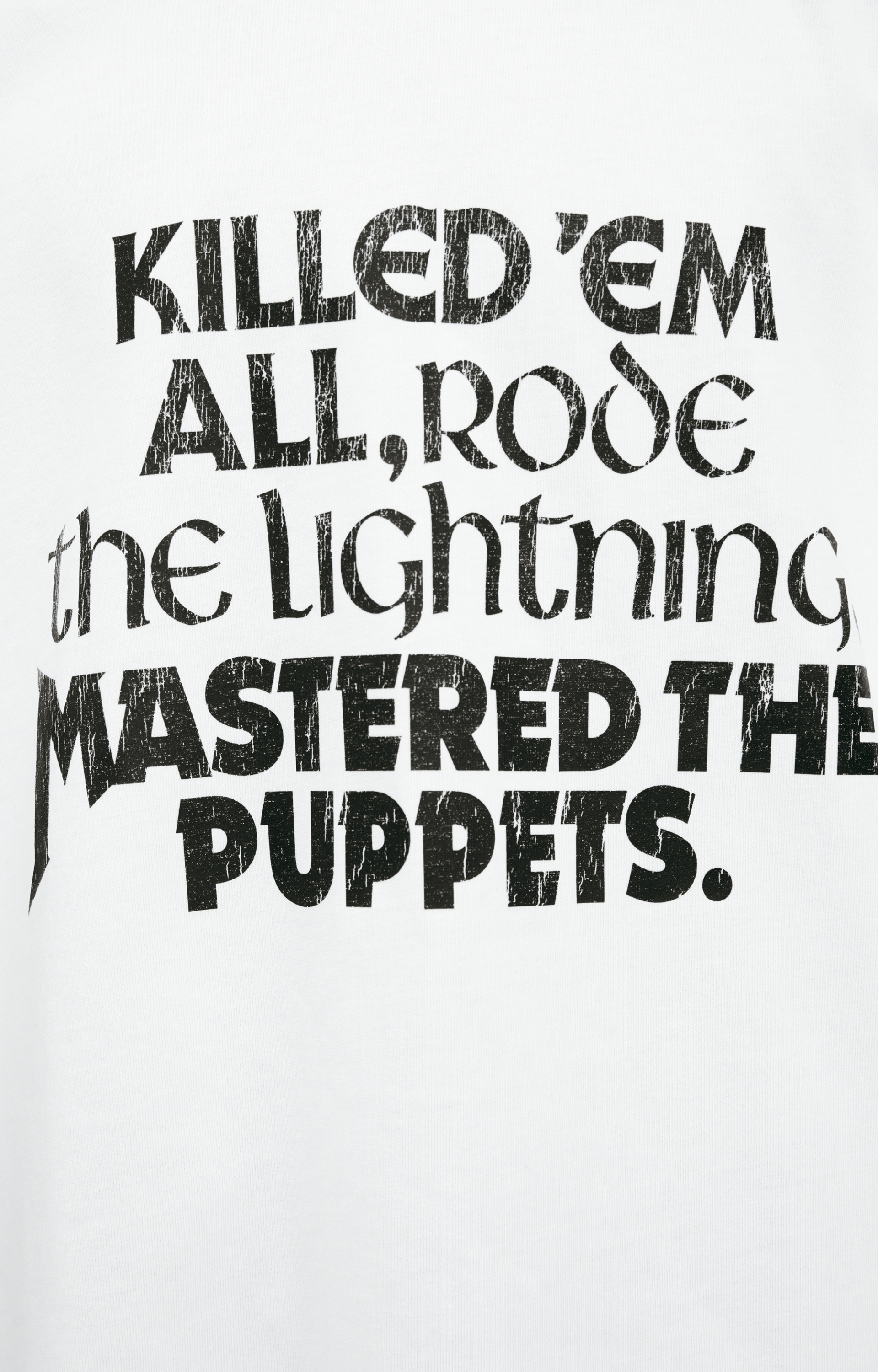 Mastercraft Union Белая футболка с принтом