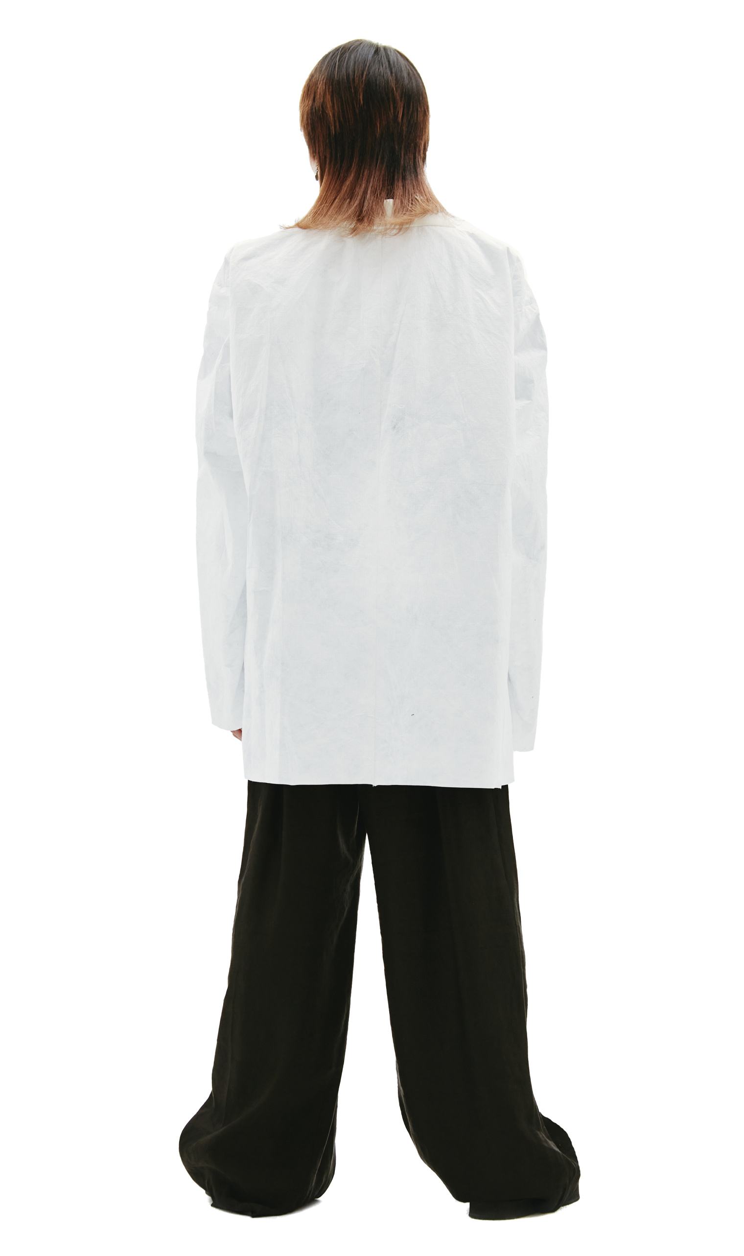 Raf Simons Белый пиджак из тайвека