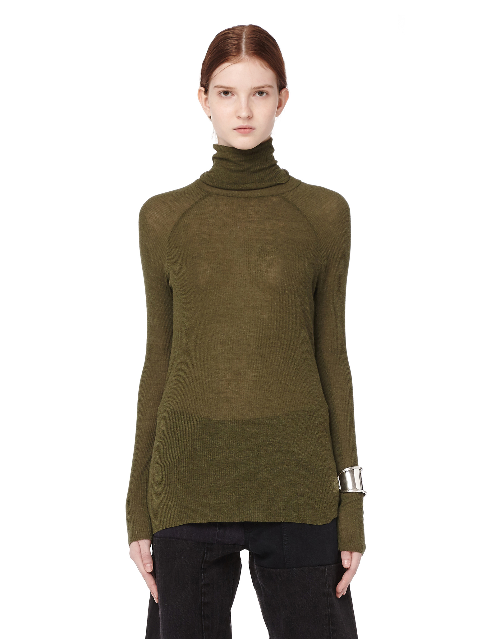 Haider Ackermann Водолазка из шерсти и вискозы