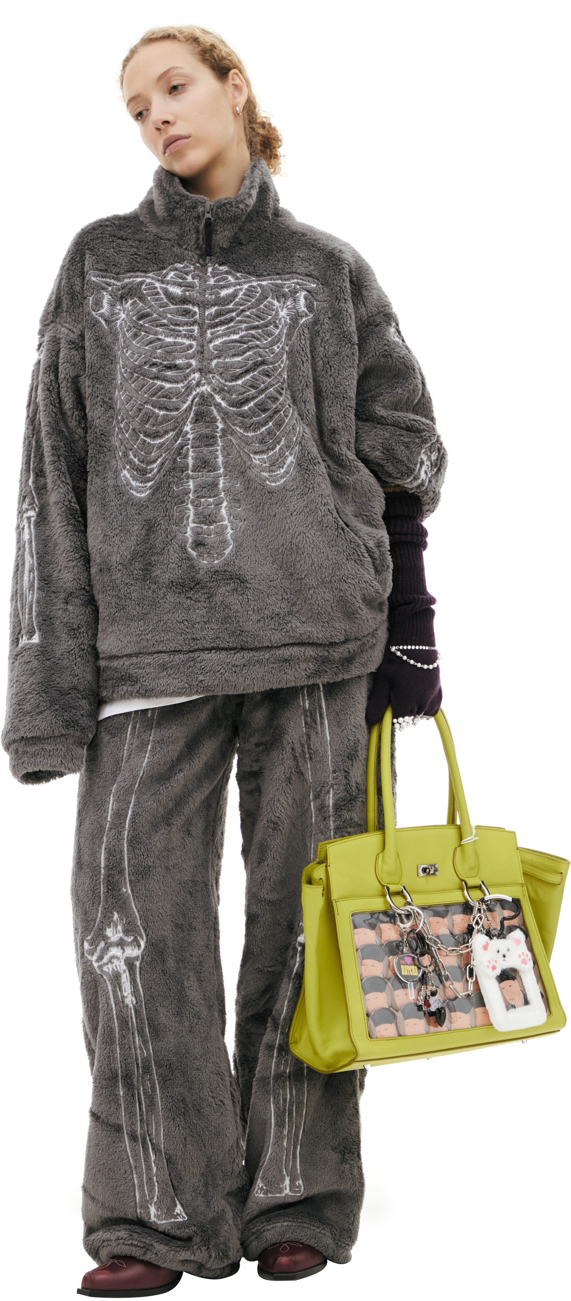 Doublet Плюшевый свитшот с вышивкой