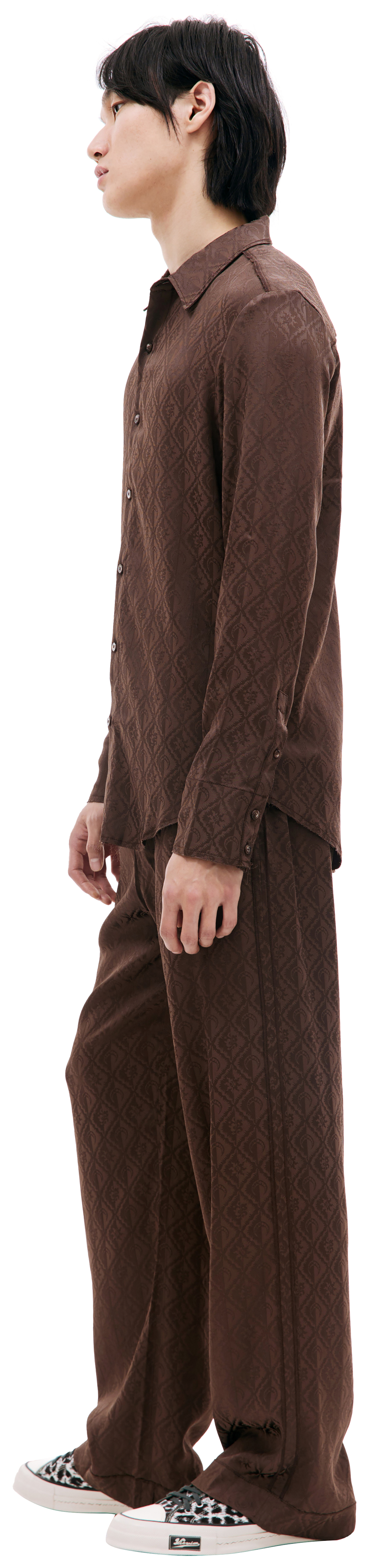 MARINE SERRE Рубашка с монограммой Moon