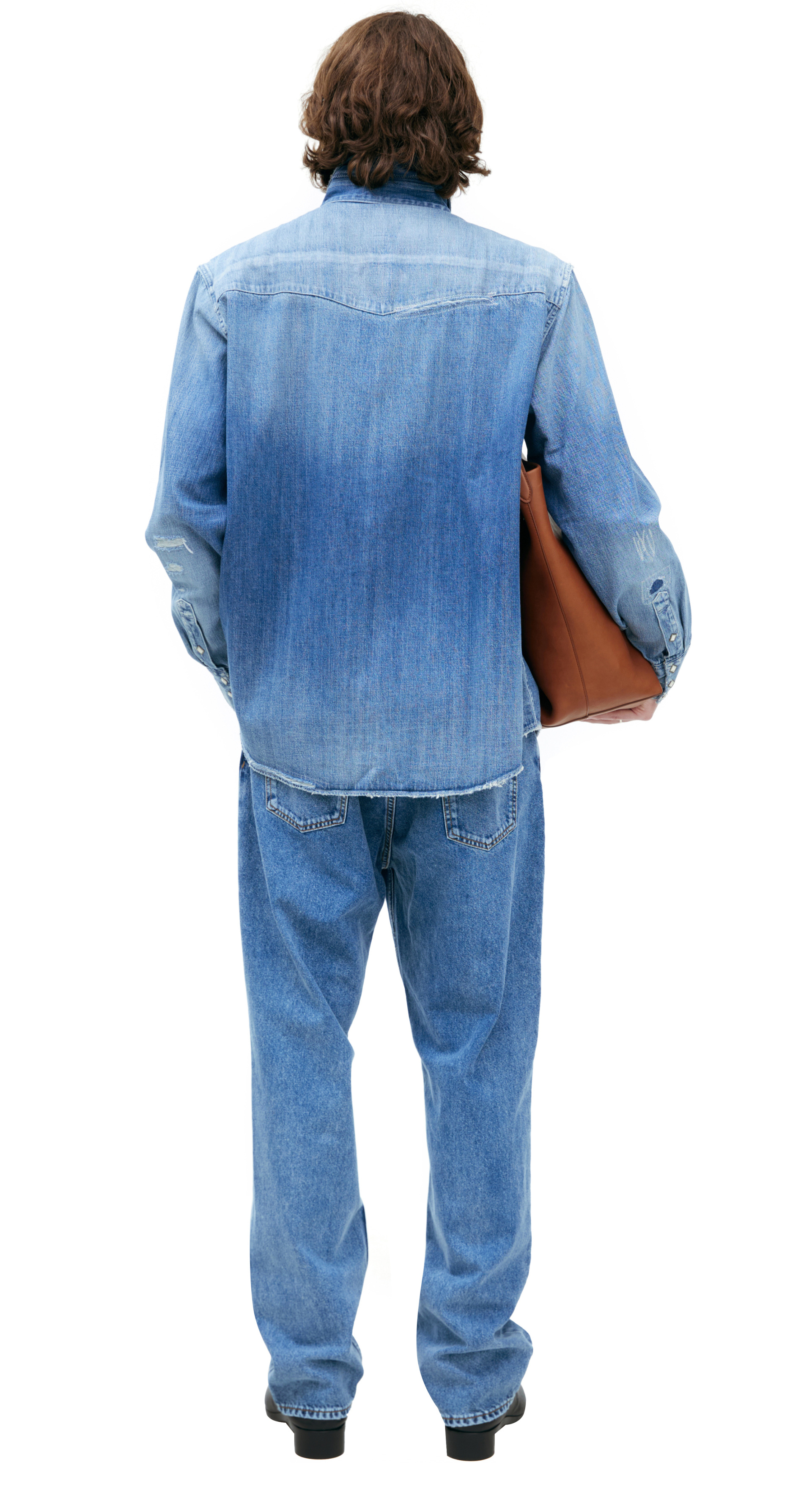 visvim Джинсовая куртка на пуговицах