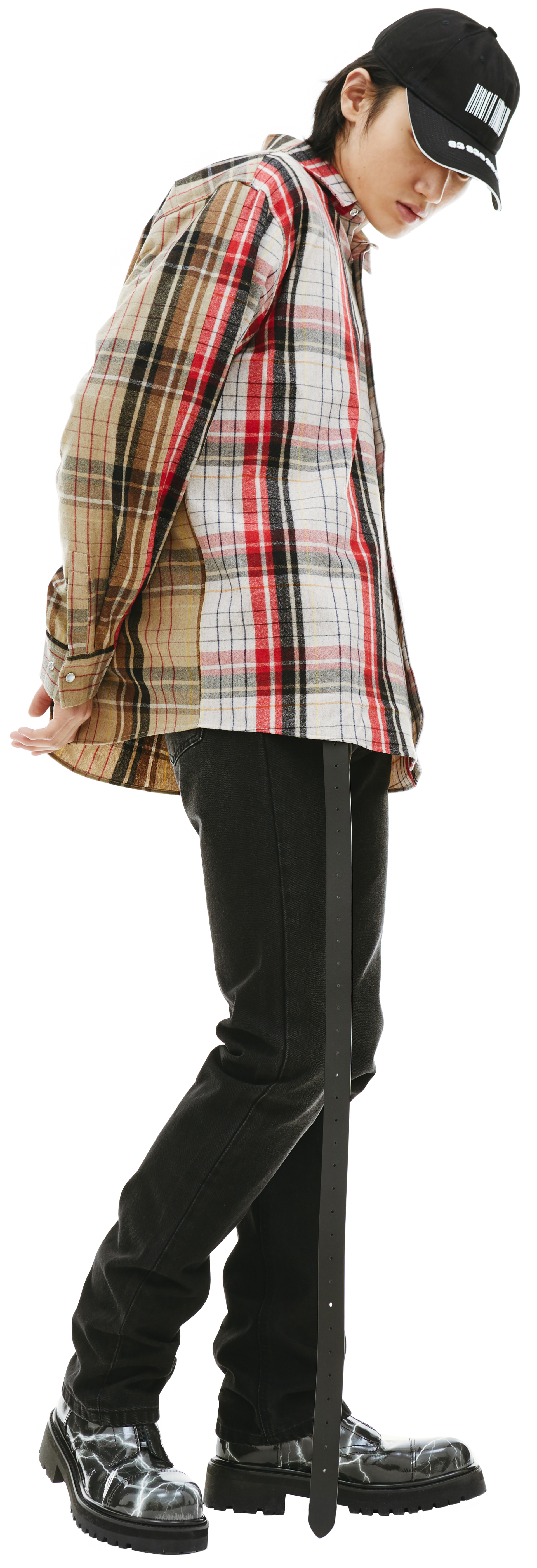 VTMNTS Рубашка Barcode в клетку