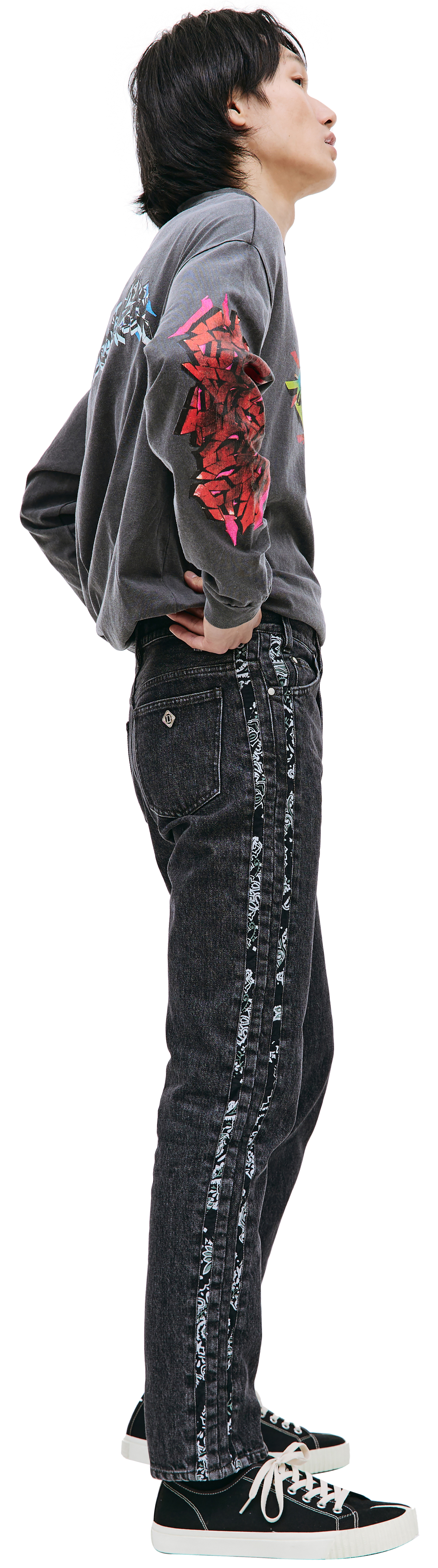 Children of the discordance Прямые джинсы с лампасами