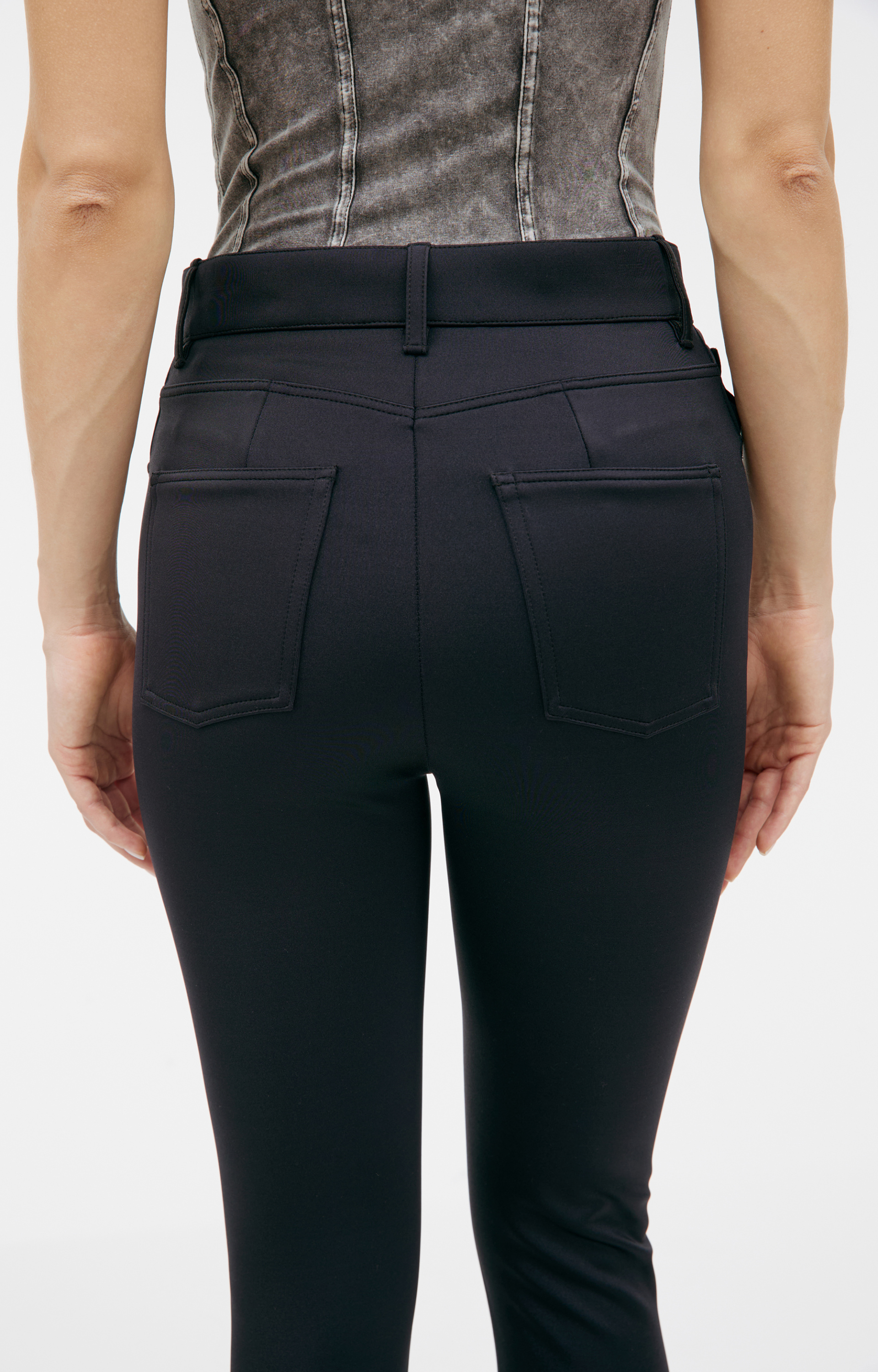 Balenciaga Черные скинни брюки