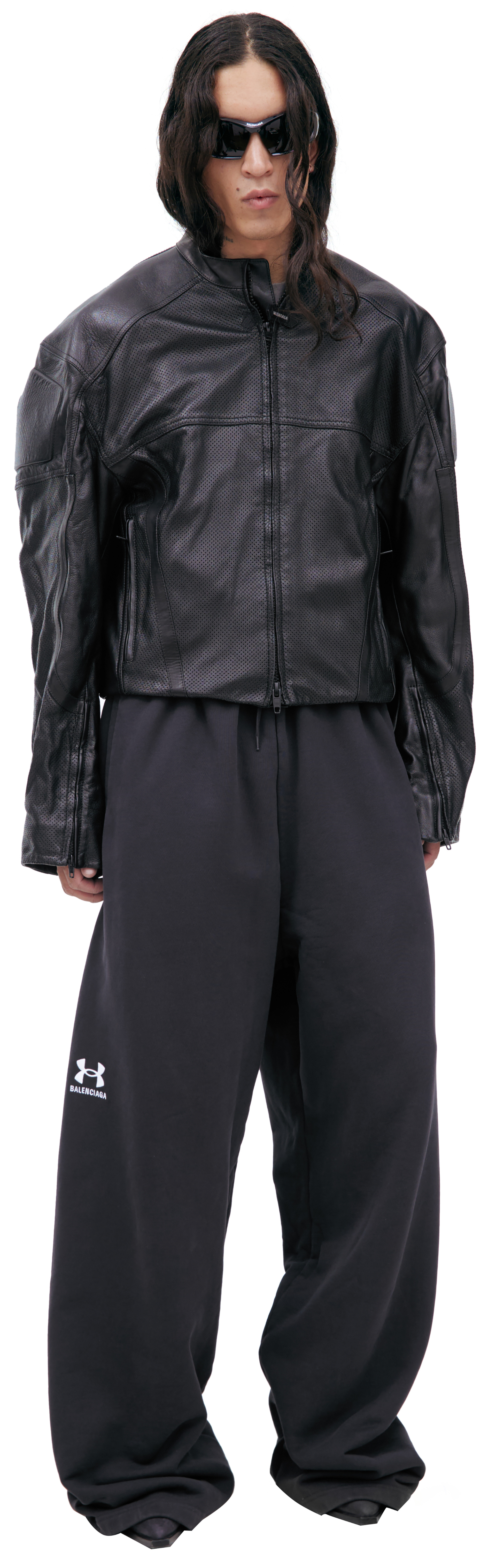 Balenciaga Черная куртка из кожи