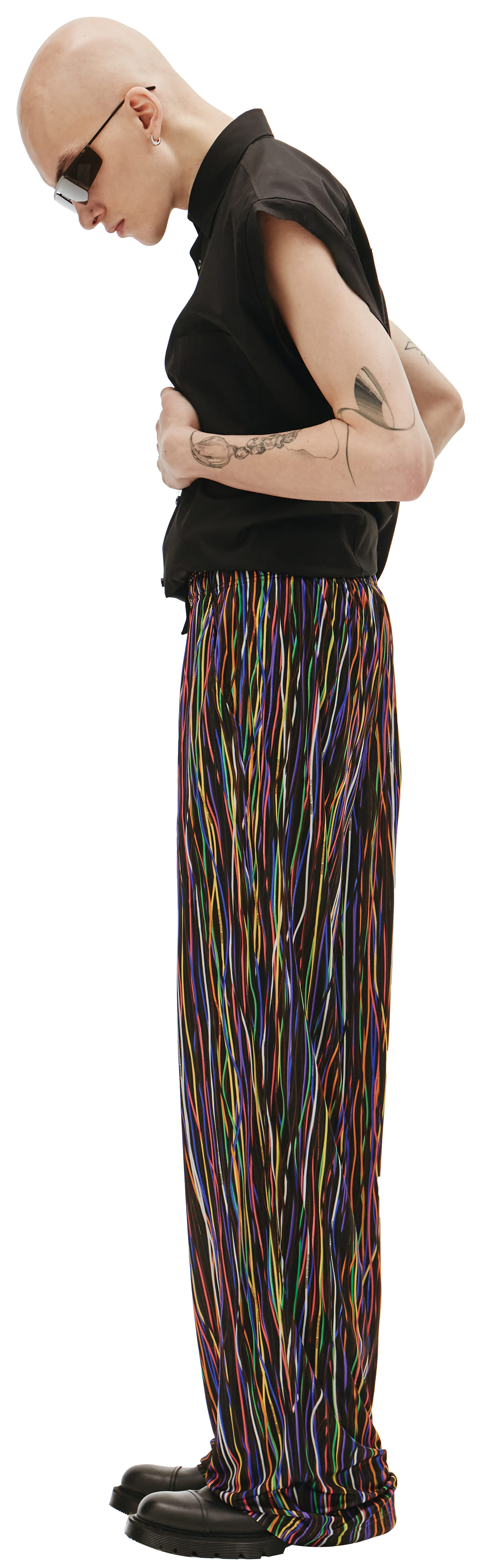 VETEMENTS Разноцветные брюки на резинке