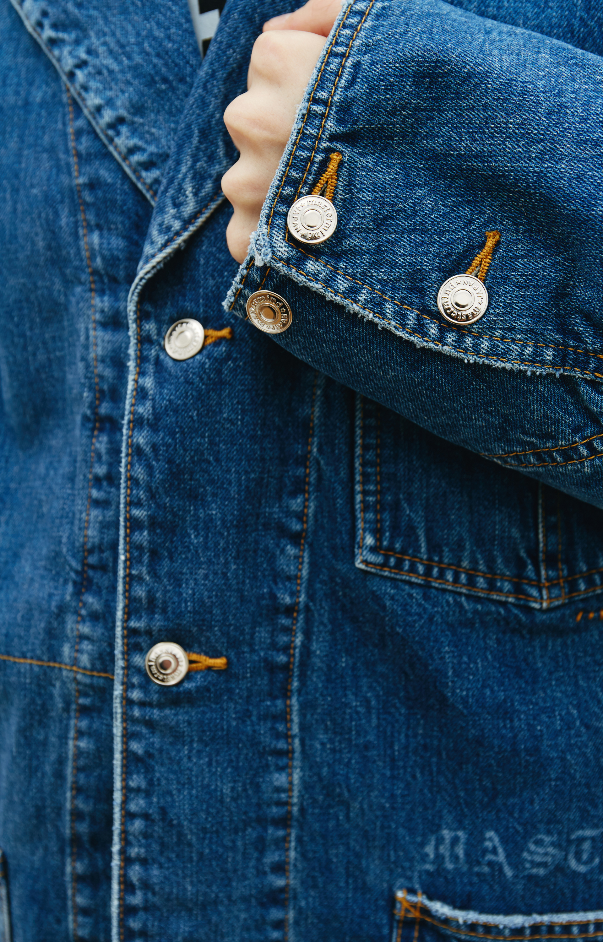 Mastermind WORLD Джинсовый пиджак с карманами