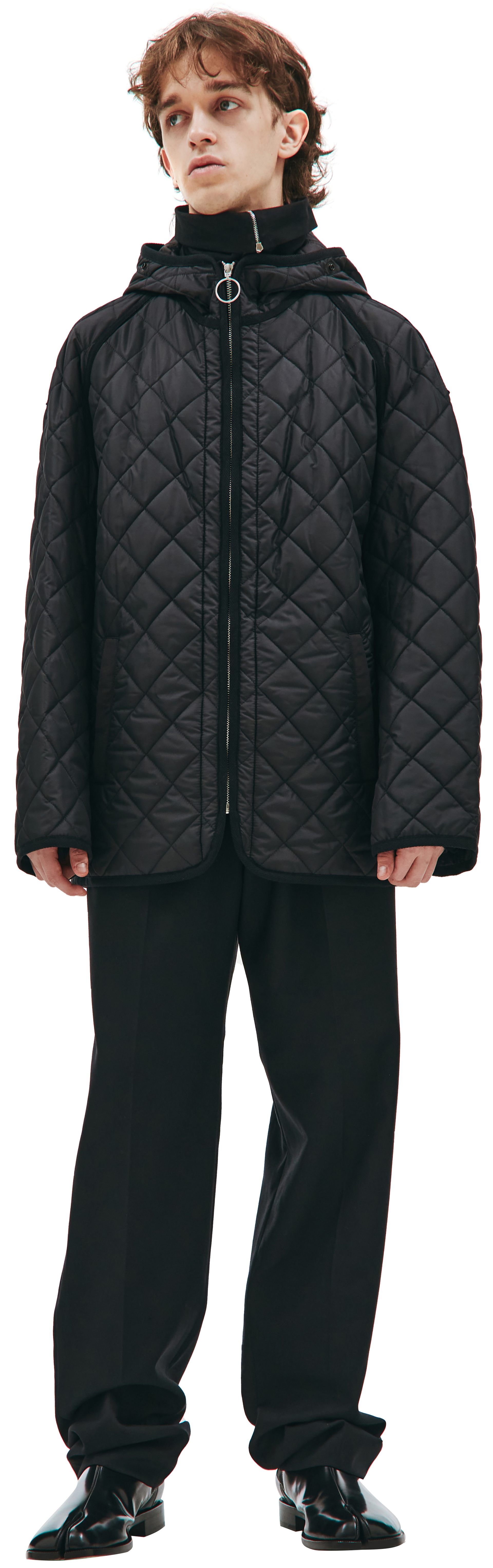 Junya Watanabe Стеганая куртка с графичным принтом