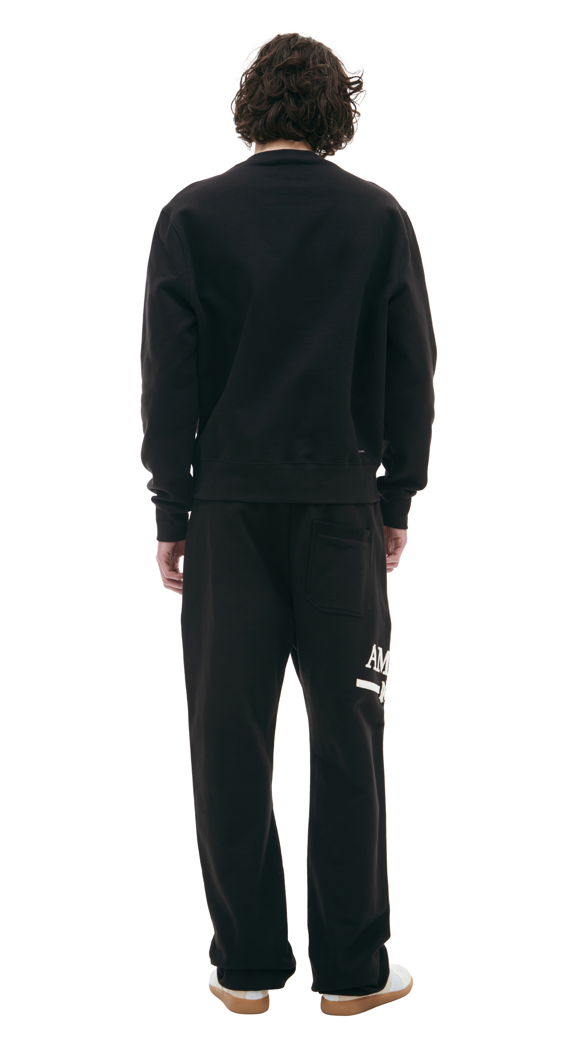 AMIRI Черный свитшот с логотипом