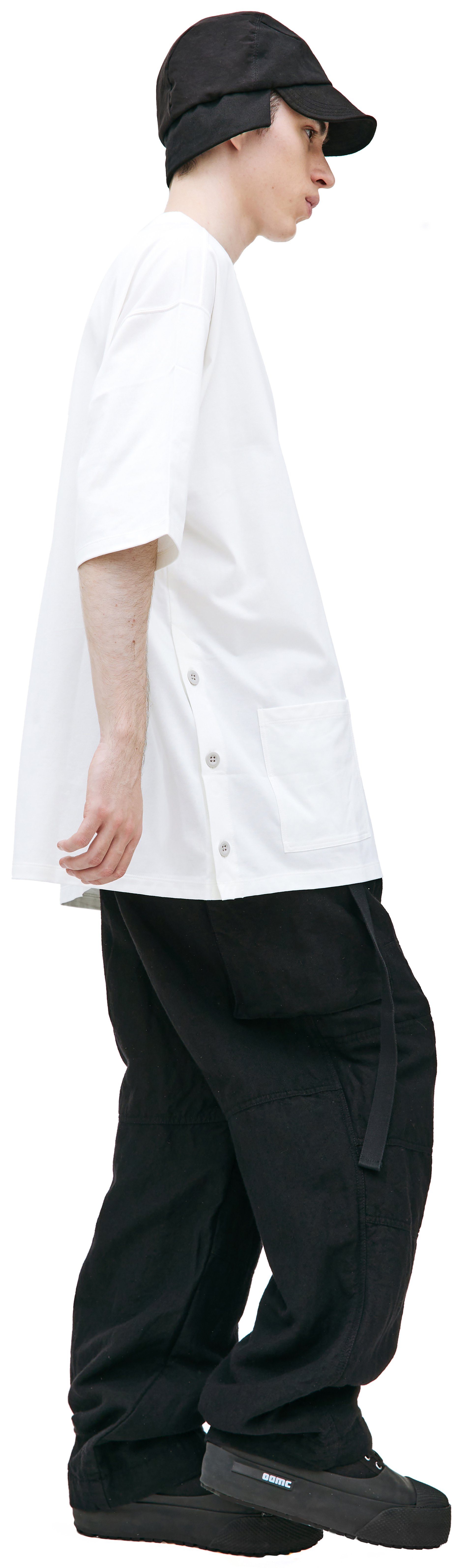 The Viridi-Anne Оверсайз футболка с накладными карманами