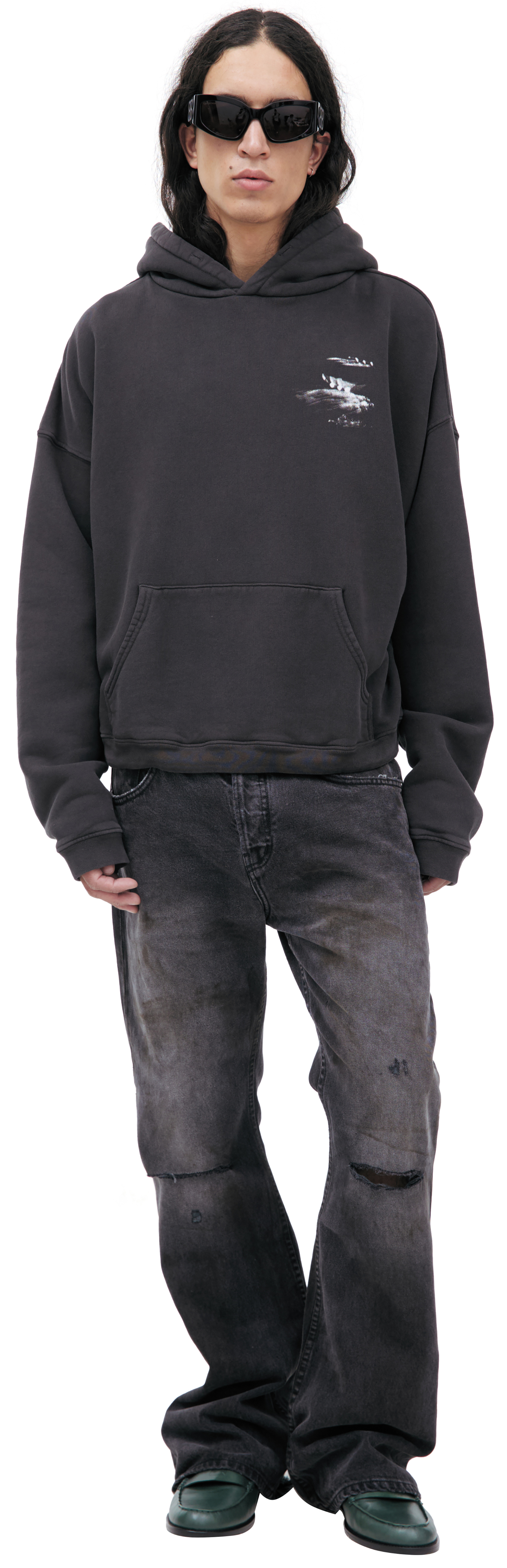 Enfants Riches Déprimés Худи с принтом \'Anti Neo Post\'