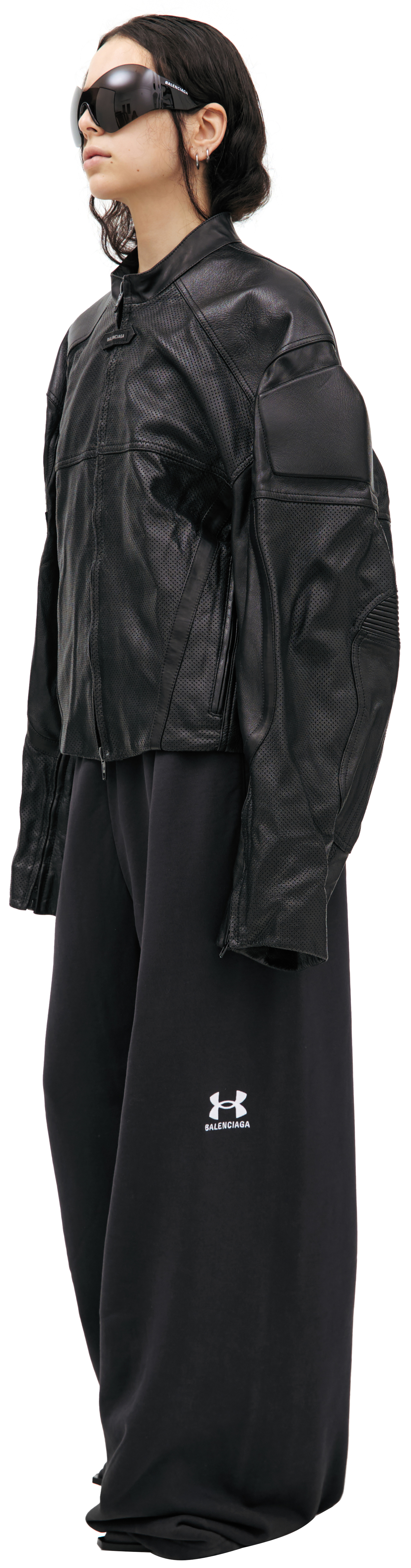 Balenciaga Черная куртка из кожи