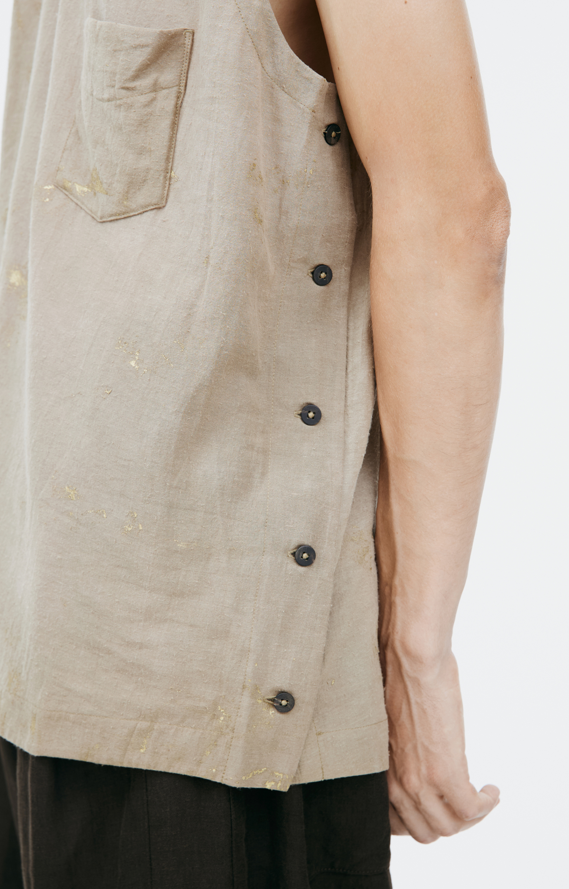 Ziggy Chen Майка GOLD LEAF VEST